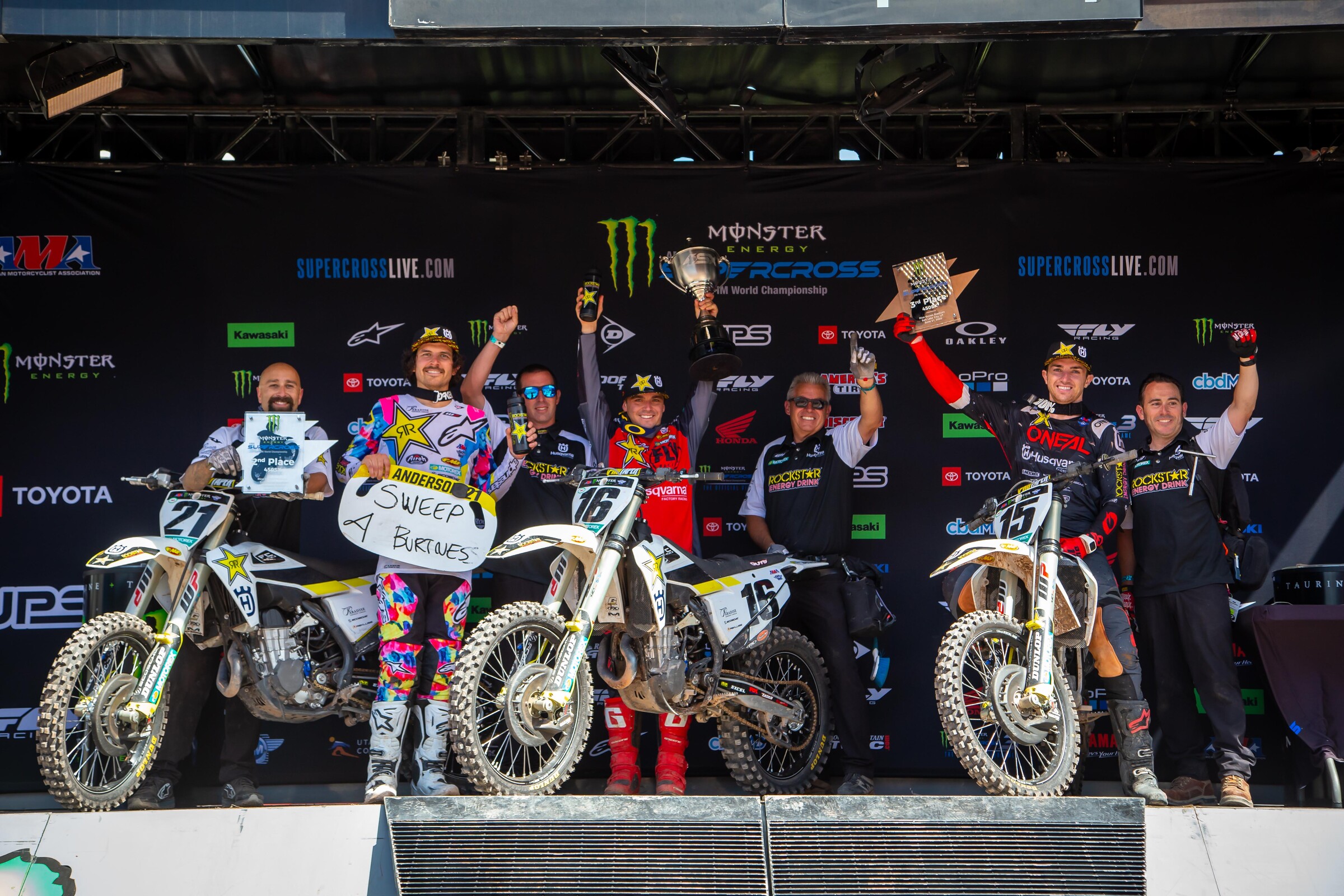 Osborne's maiden 450SX main event win at the Salt Lake City 7 Supercross.
