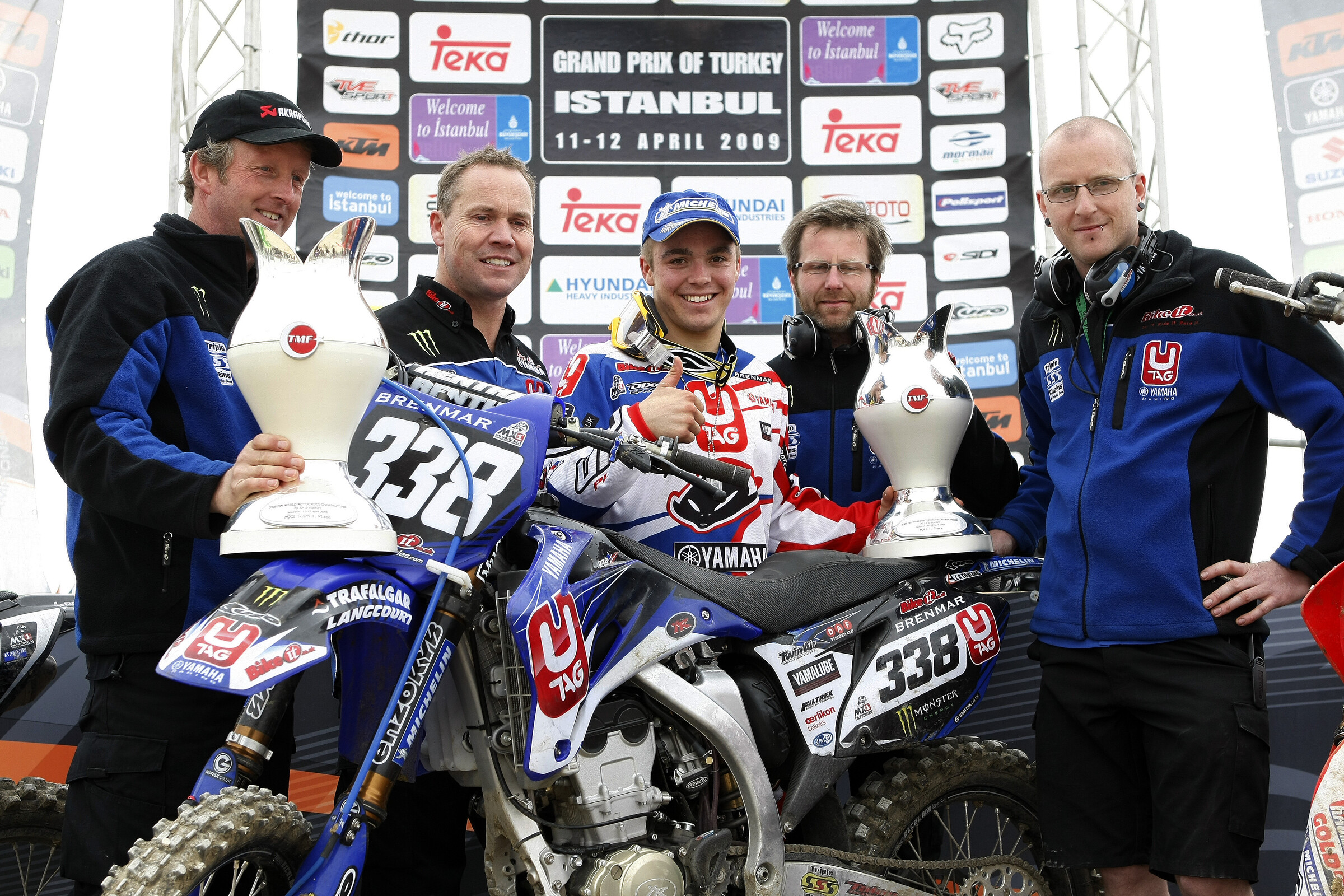 Osborne in the MX2 class of MXGP, claiming a podium at the 2009 MXGP of Turkey.