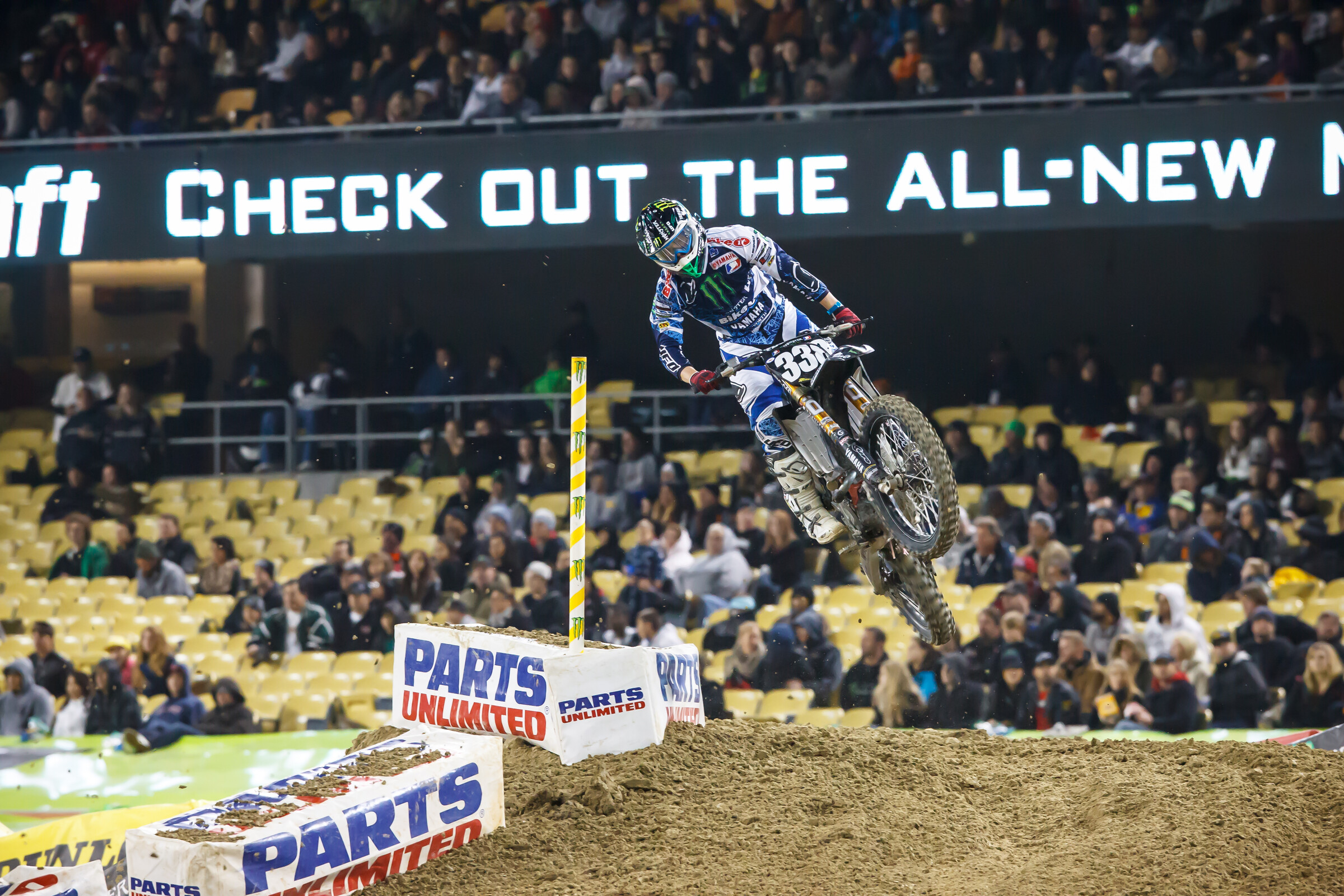 Osborne's first AMA Supercross podium at the 2012 Los Angeles Supercross.