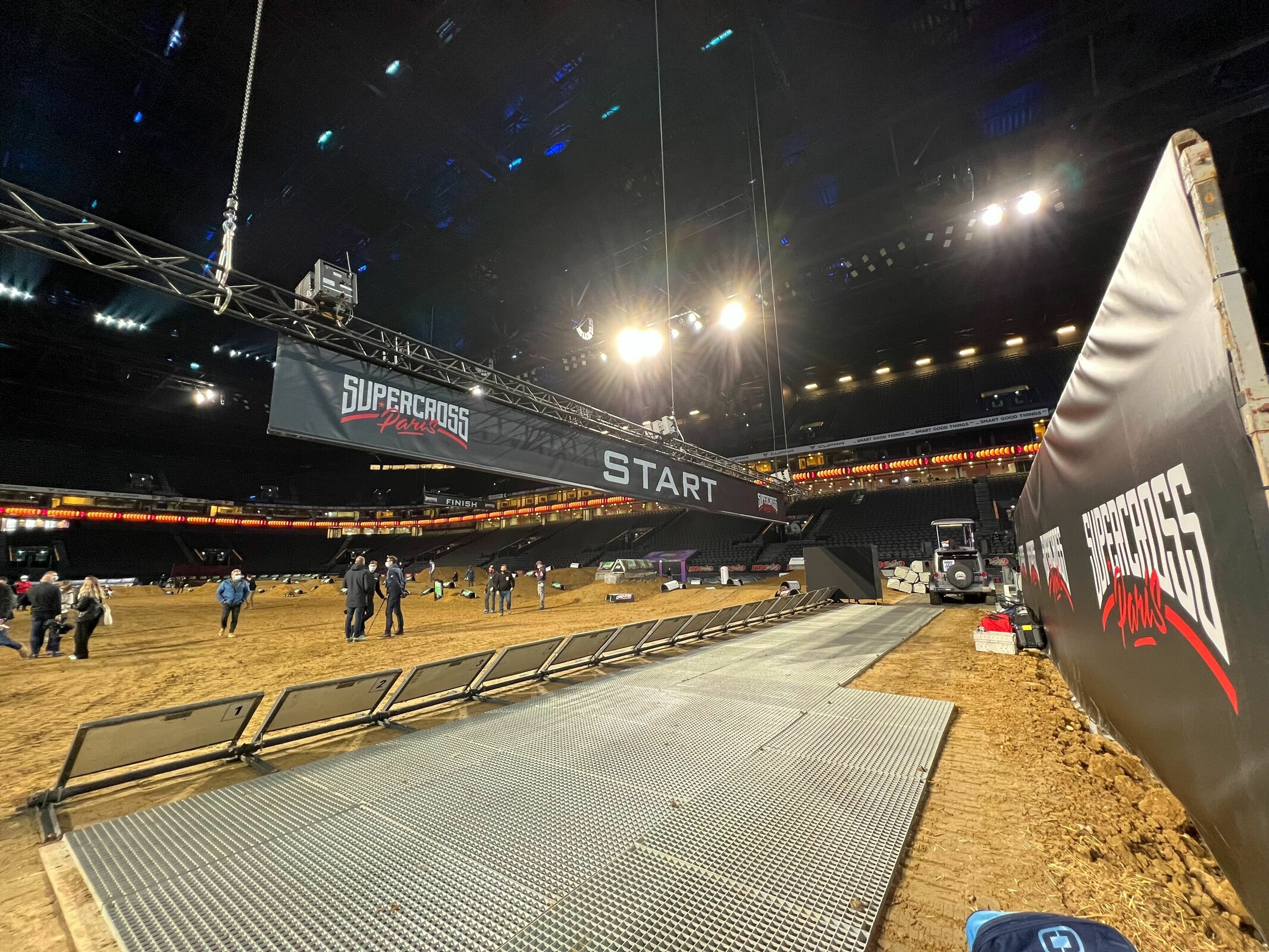 Gates drop Saturday afternoon Paris time, which is early Saturday morning for us.