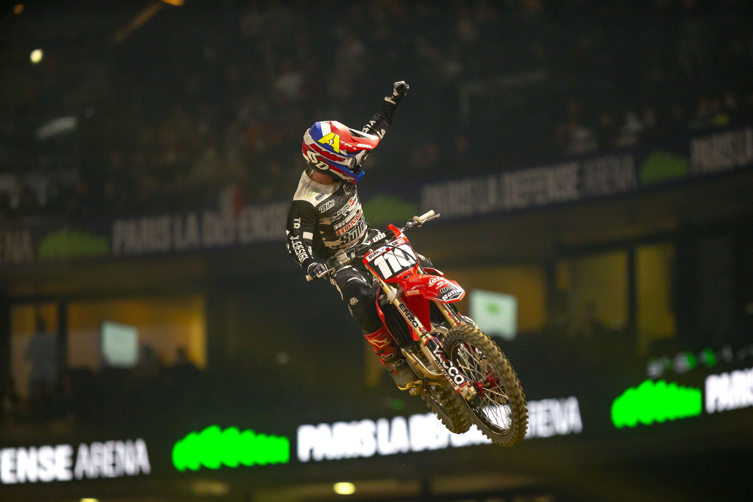 Arenacross Champion Kyle Peters dominated the 250 class.
