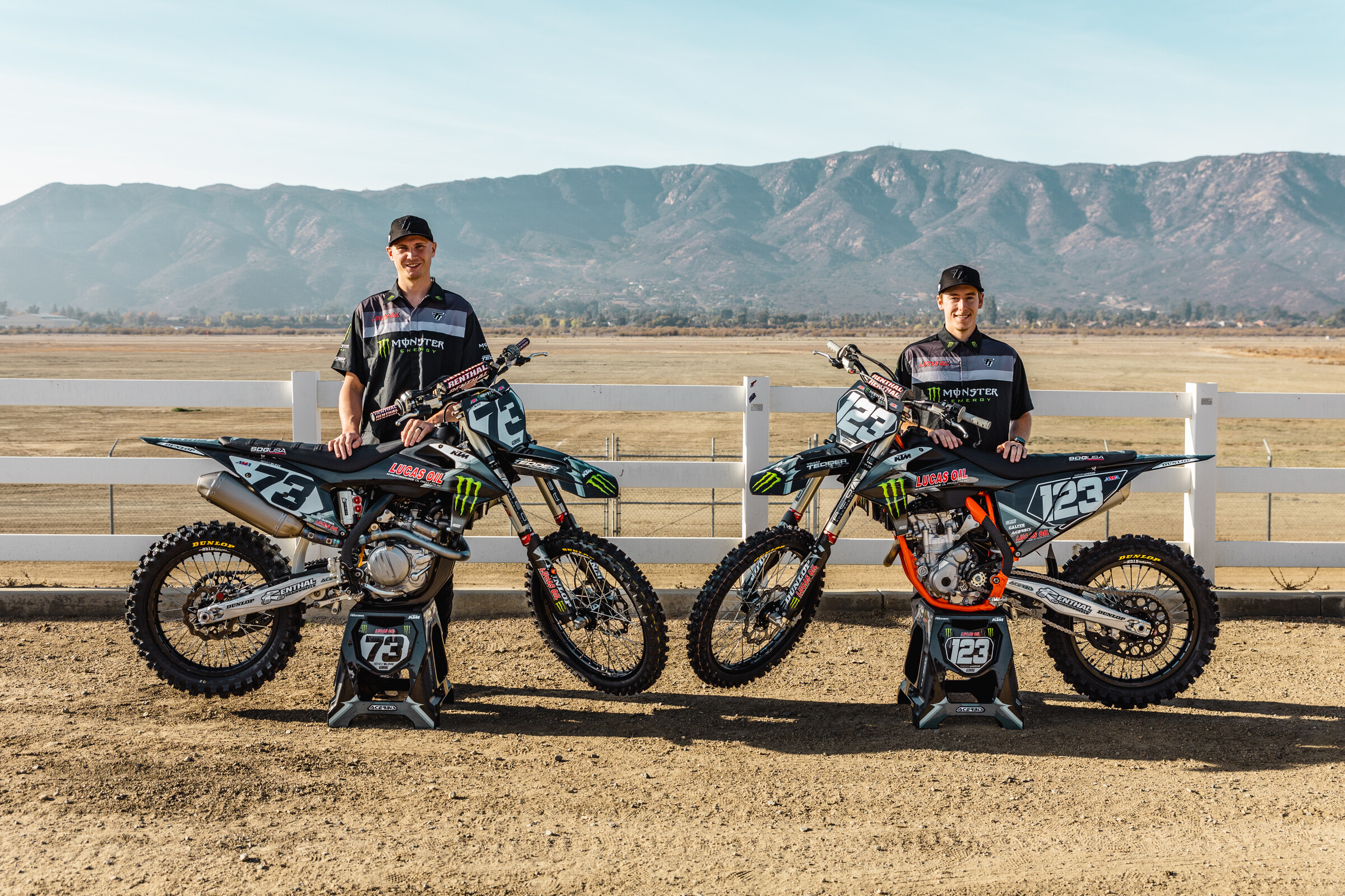 Benny Bloss (450SX) and Kaeden Amerine (250SX).