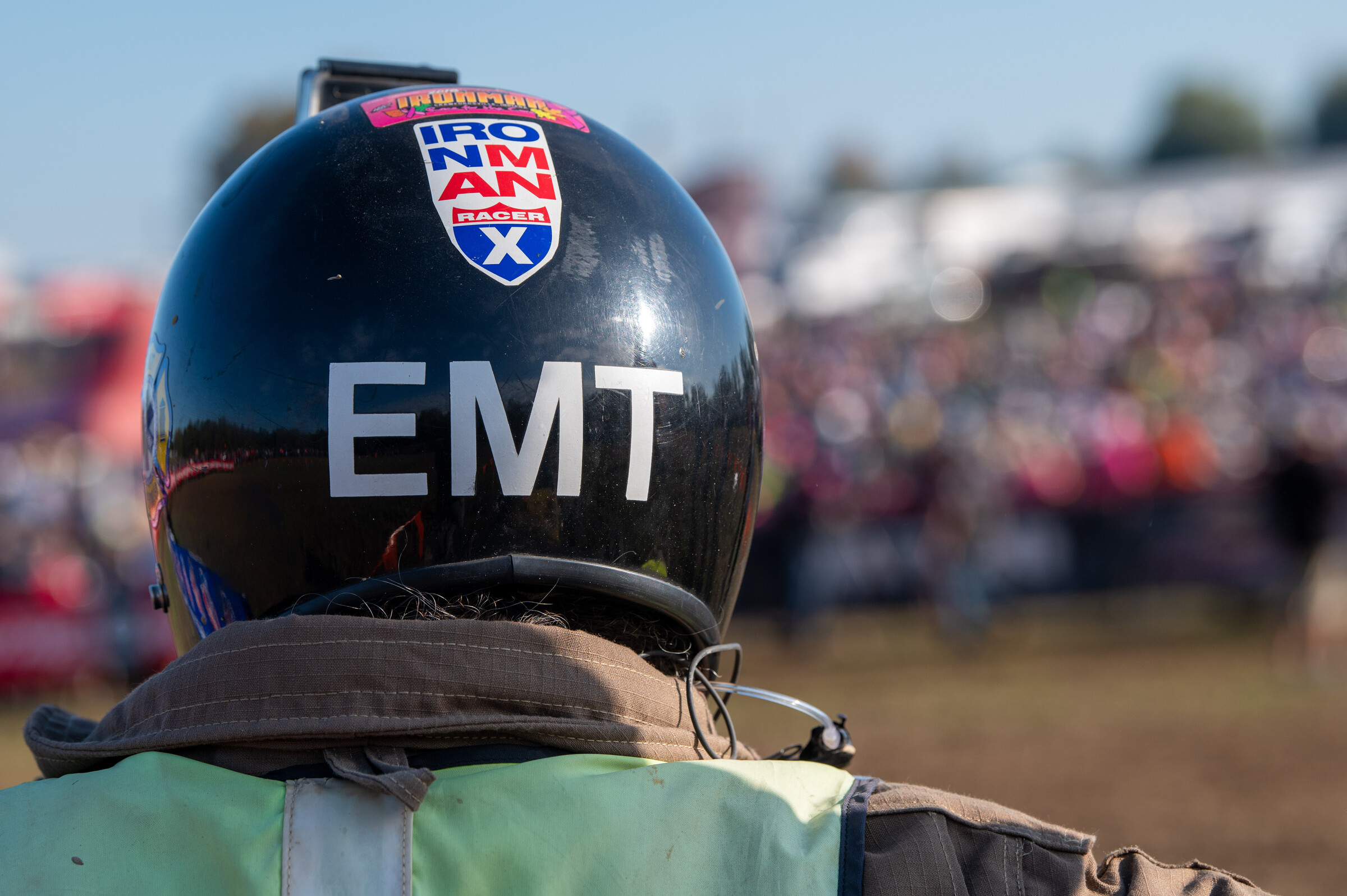 Longtime Ironman EMT/lifeguard (this year, anyway) Randy Phillips.