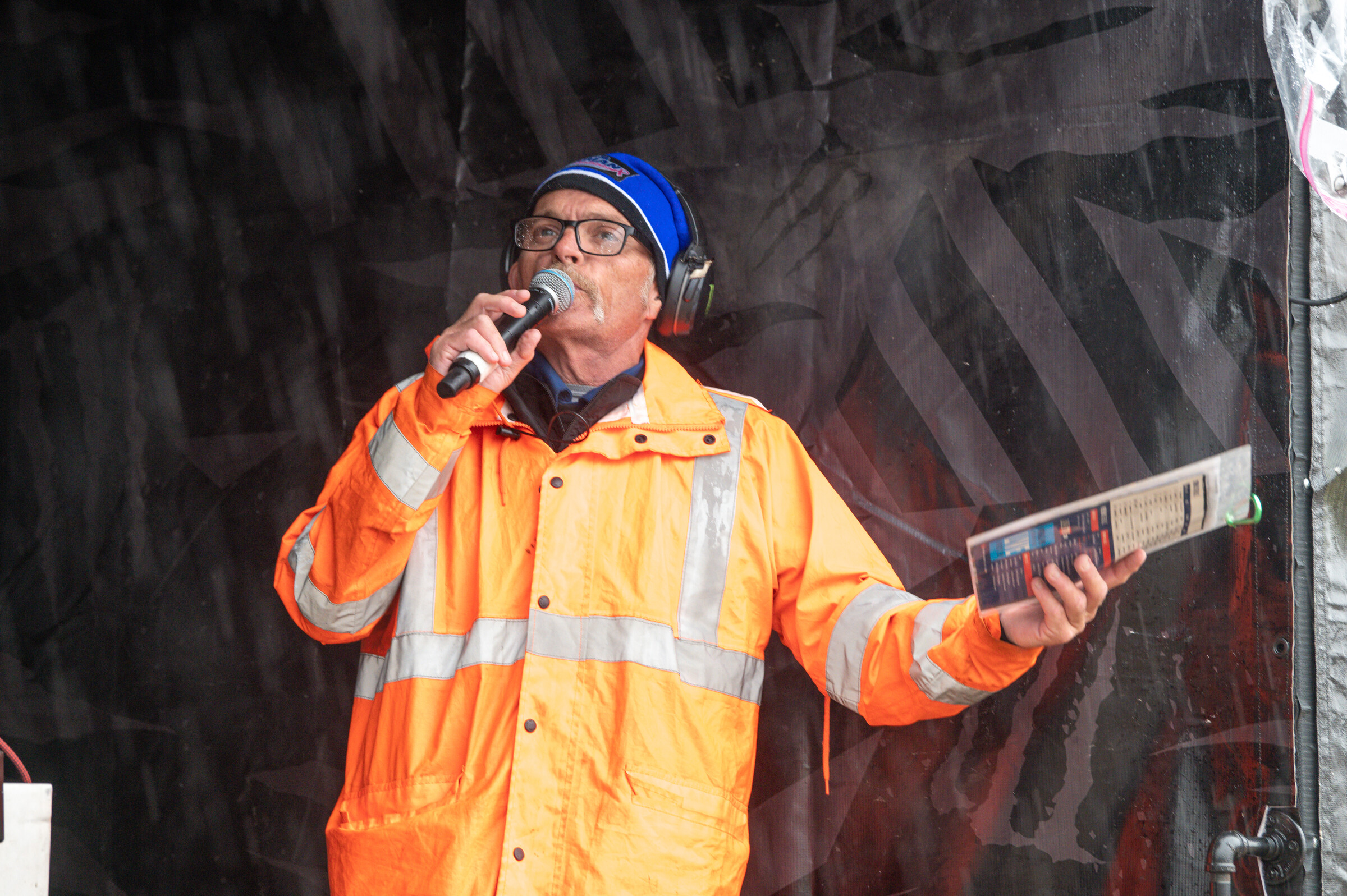 Rodney Tomblin sings, “Take me to the river/Dip me in the water. . . .”