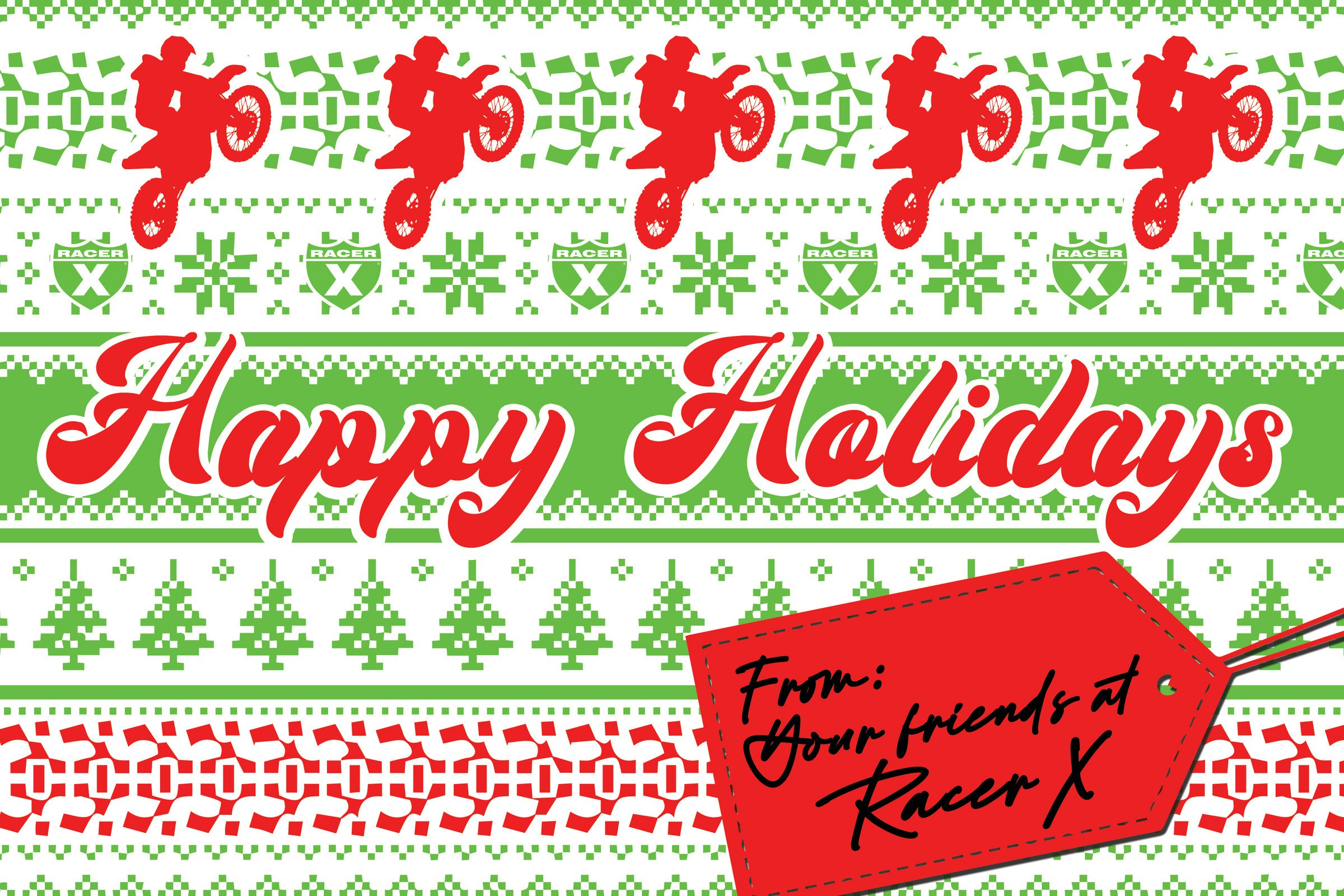 Racer X Brand Holiday Shipping Deadlines