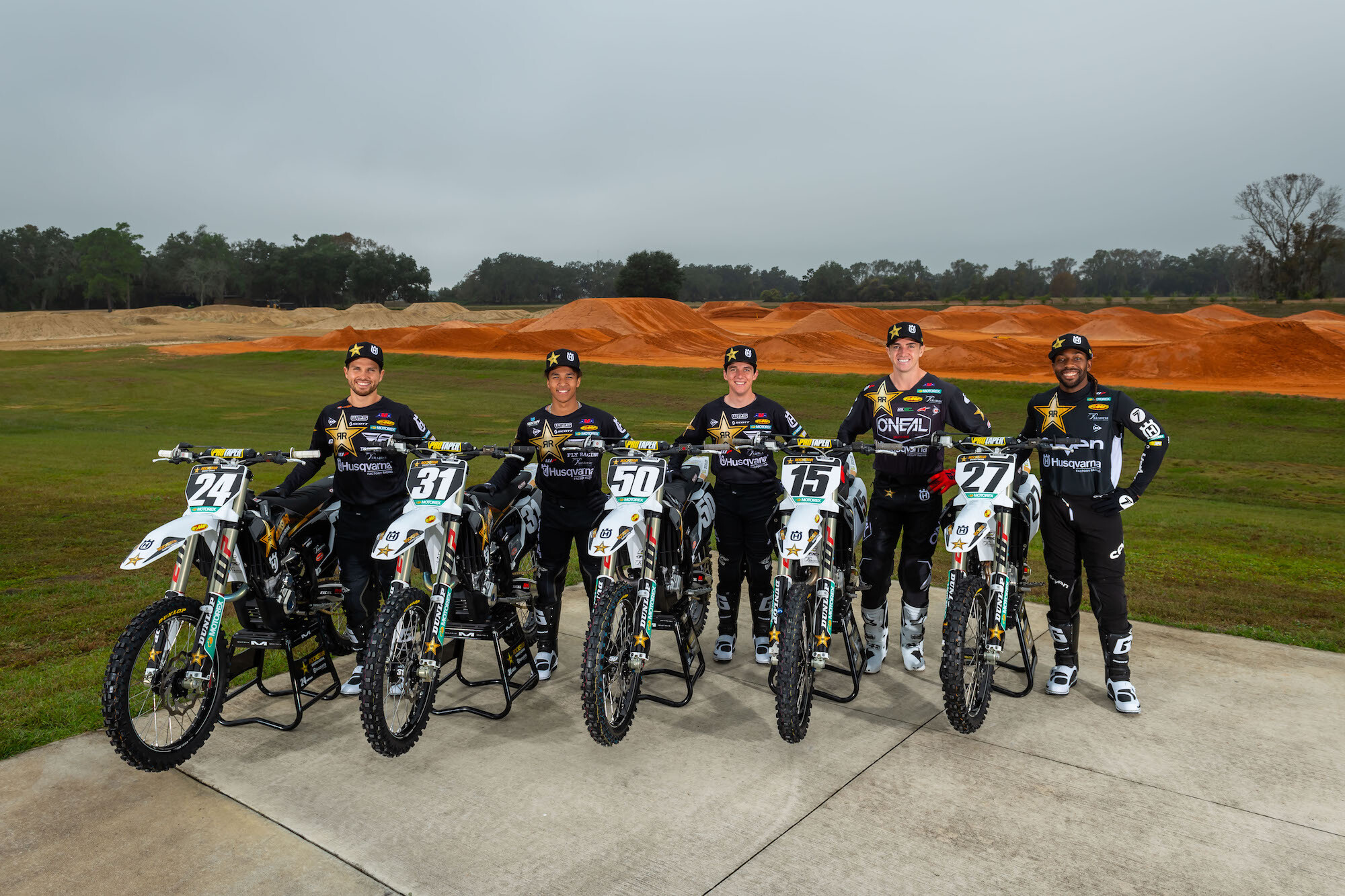 2022 Rockstar Energy Husqvarna roster.