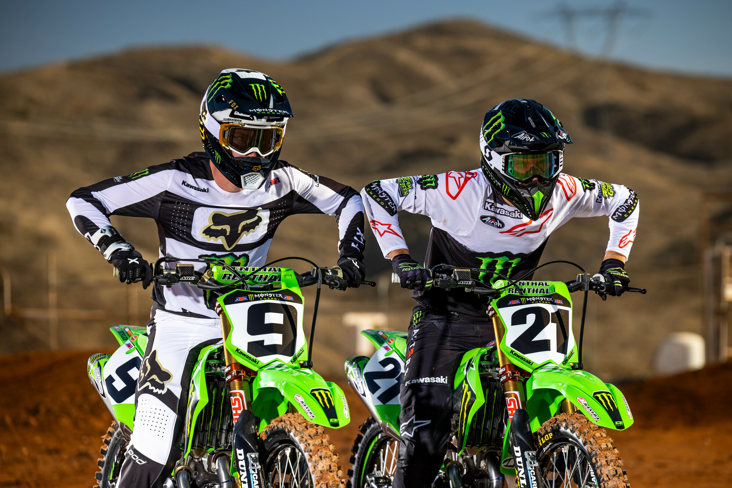 #9 Adam Cianciarulo and #21 Jason Anderson