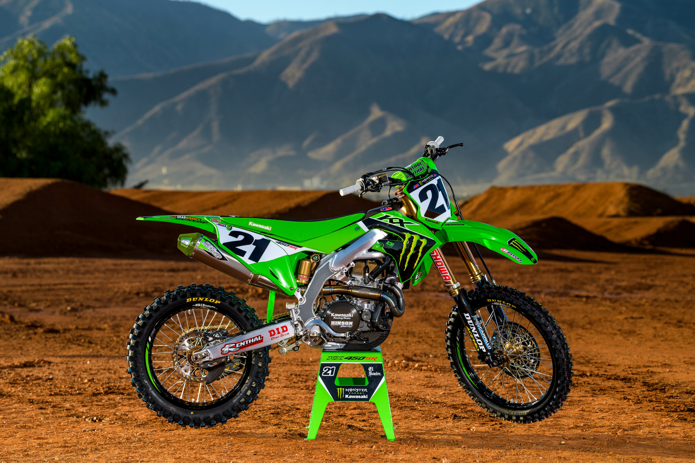 #21 Jason Anderson's race machine