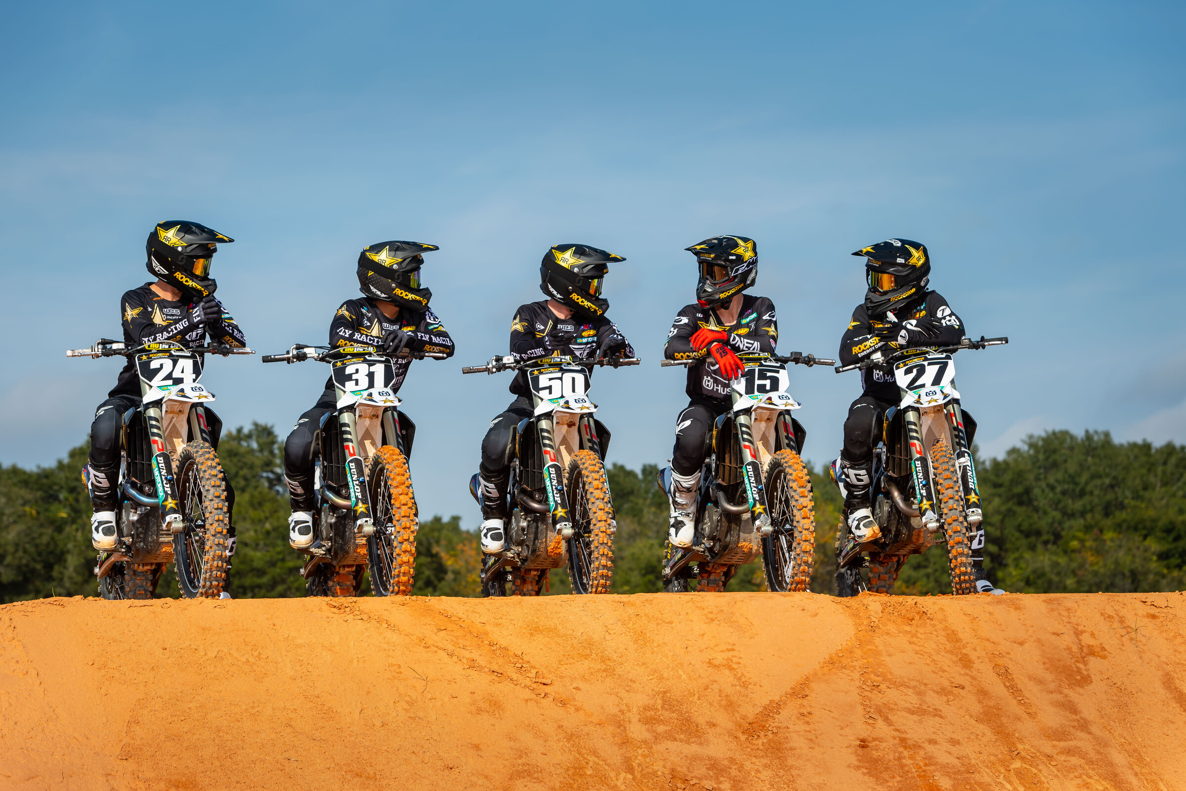 2022 Rockstar Energy Husqvarna rider roster.