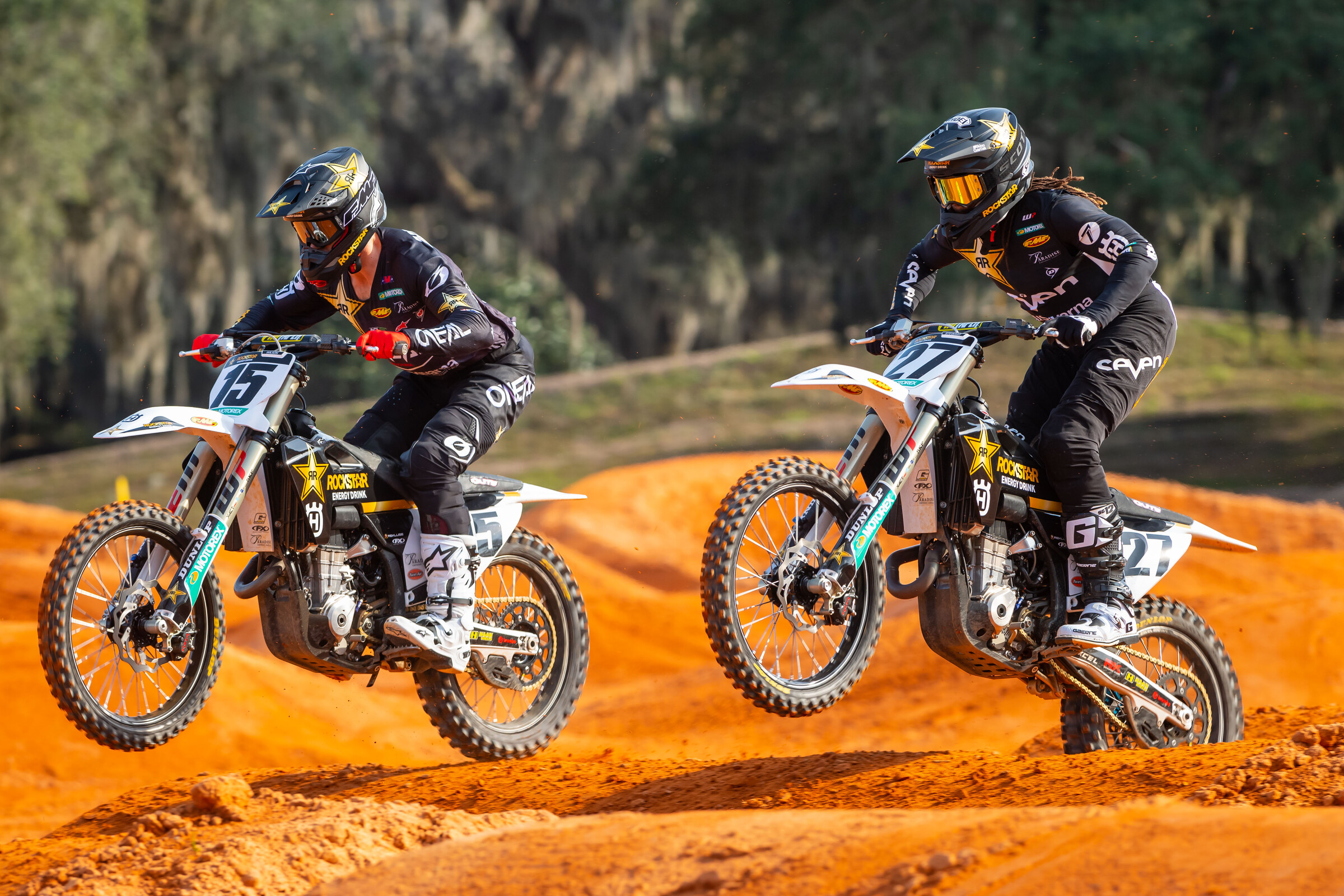 #15 Dean Wilson and #27 Malcolm Stewart