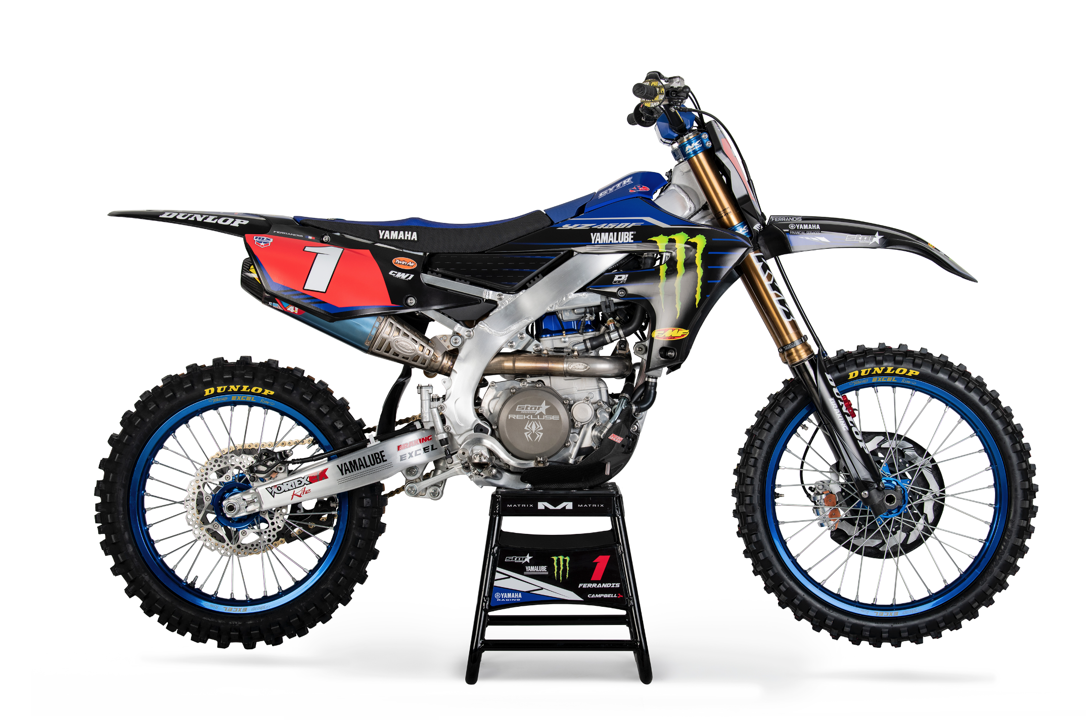 #1 Dylan Ferrandis' 2022 race machine for AMA Motocross.