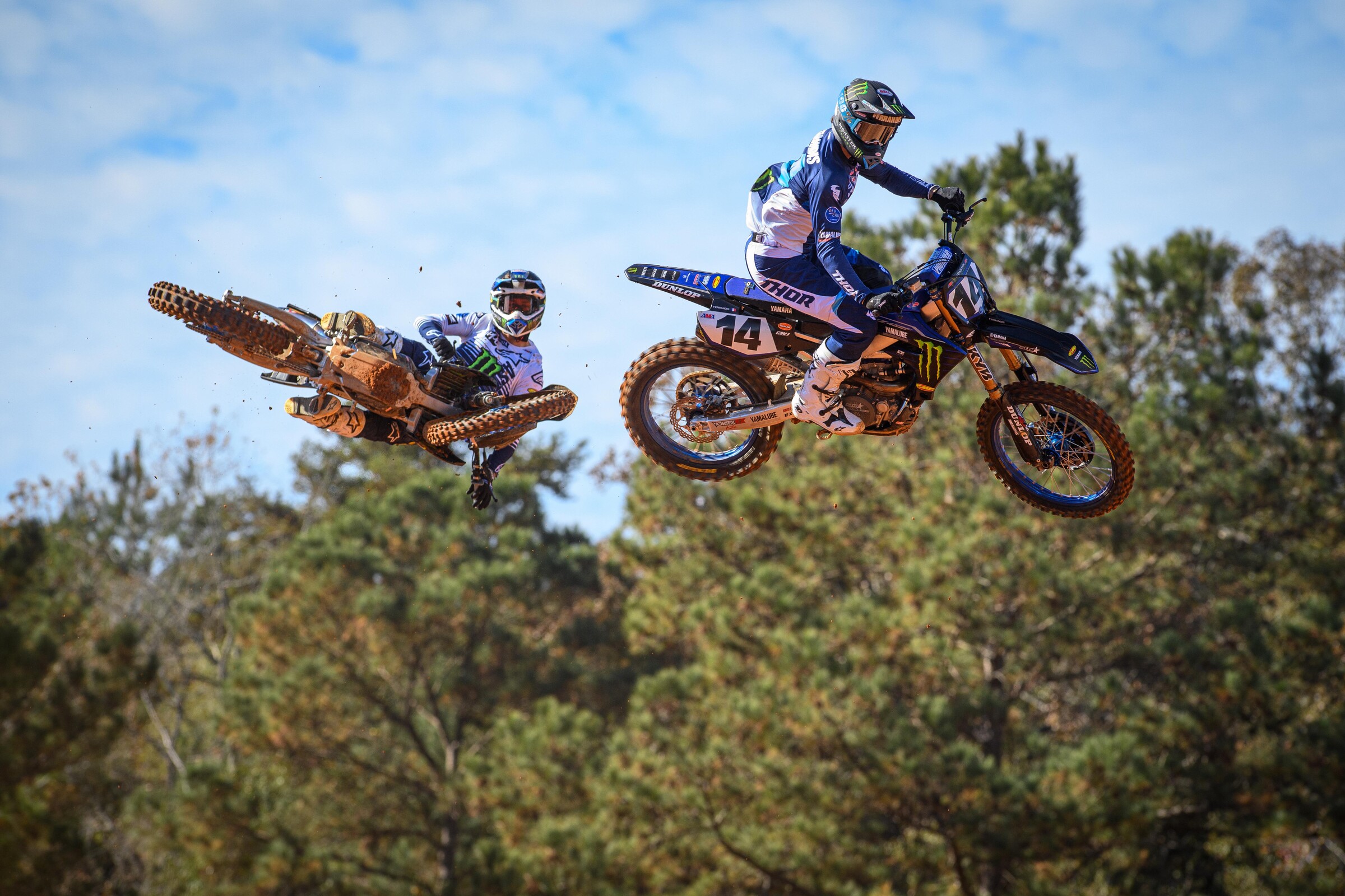 #3 Eli Tomac and #14 Dylan Ferrandis