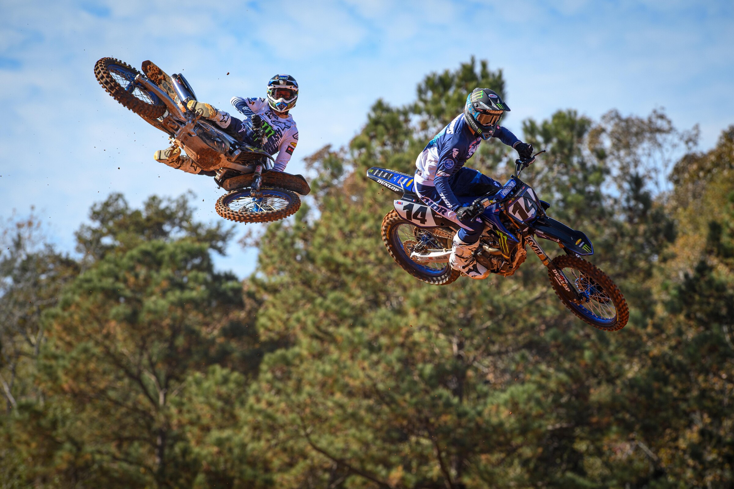 #3 Eli Tomac and #14 Dylan Ferrandis