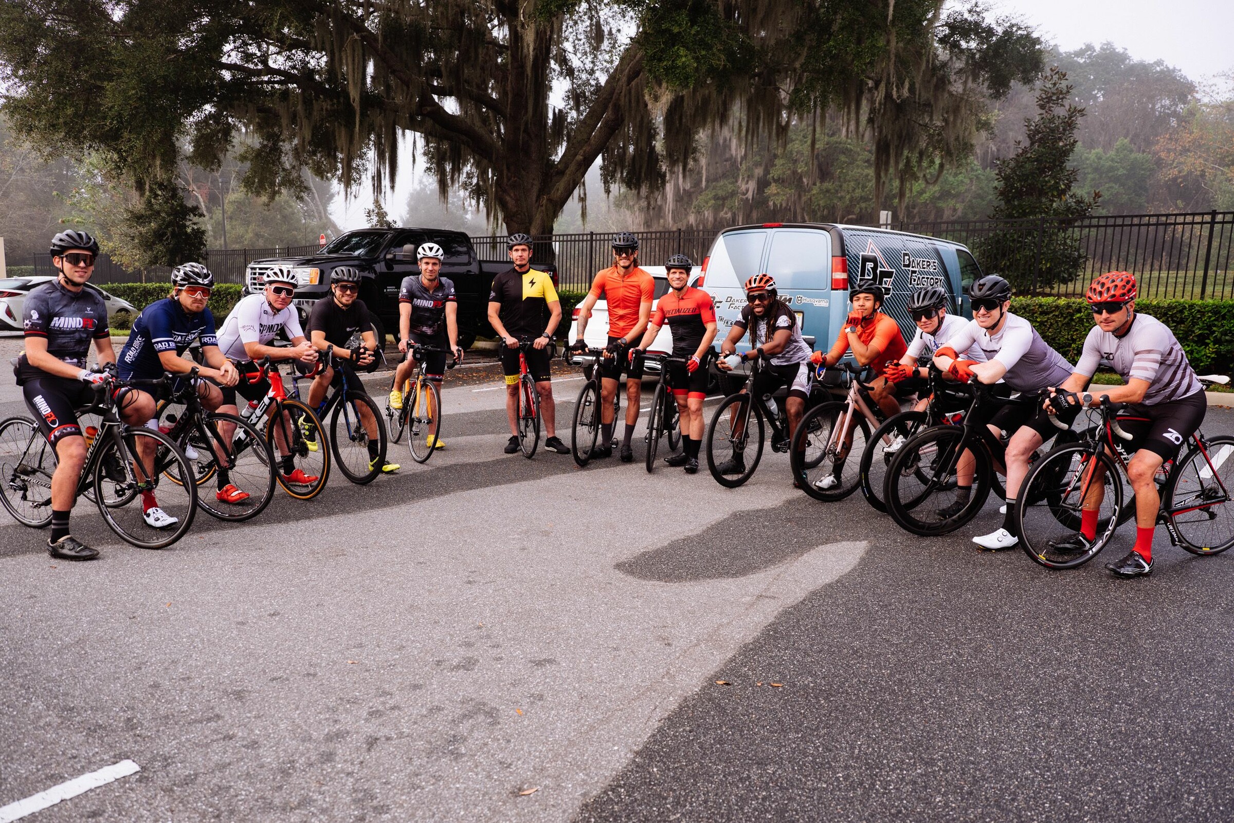 The cycling squad.