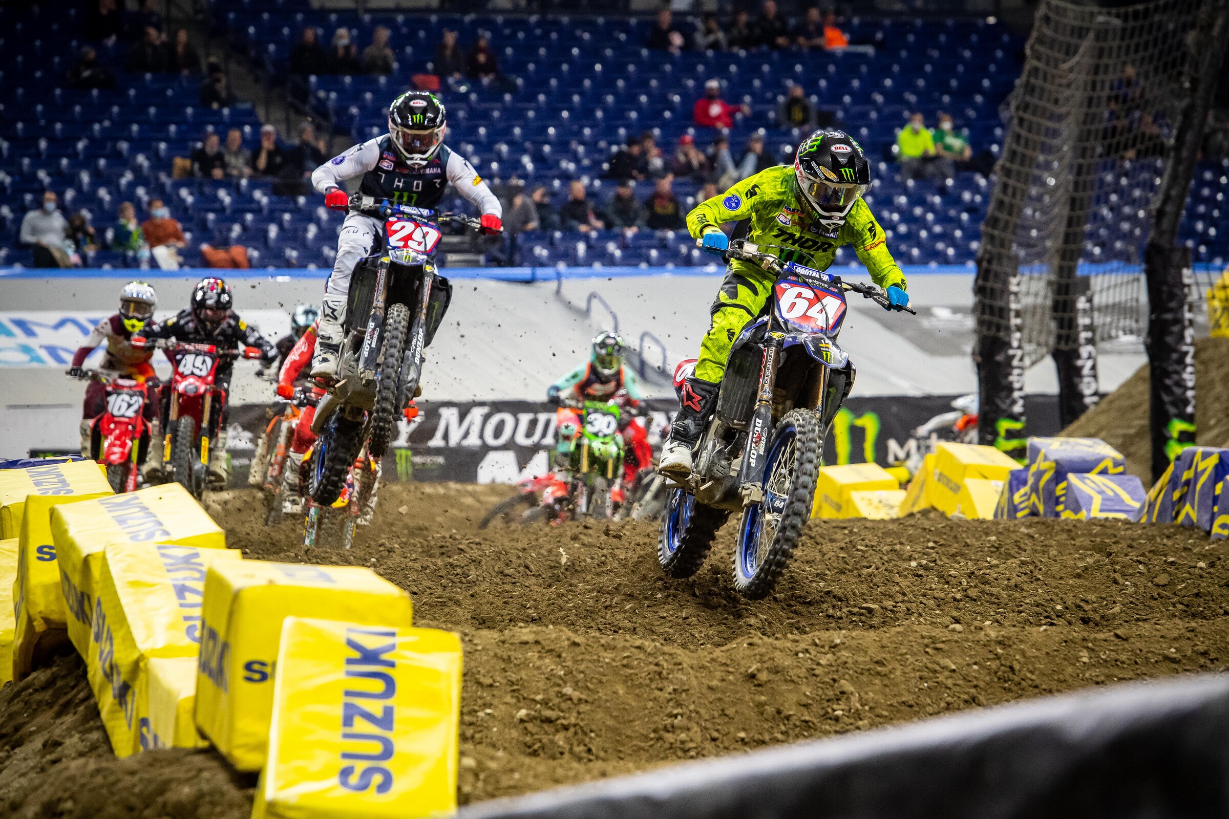 Craig and Nichols at the Indianapolis 1 Supercross.