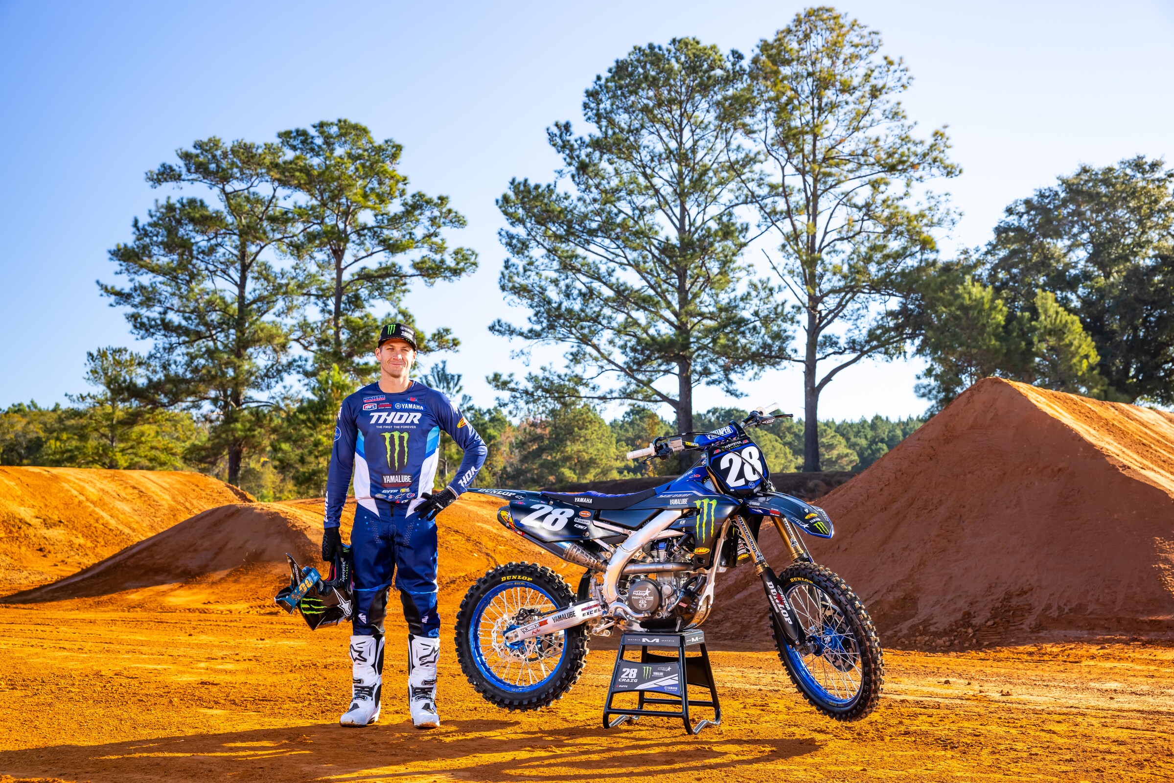 Craig was #29 in 2021 and will race as #28 in 2022.