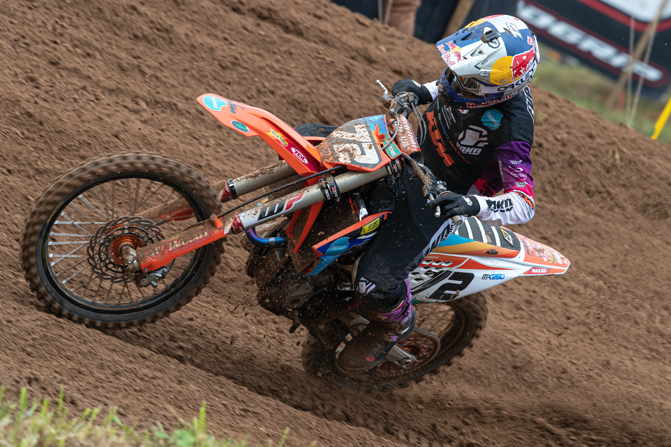 Liam Everts in the EMX250 Championship in 2021.