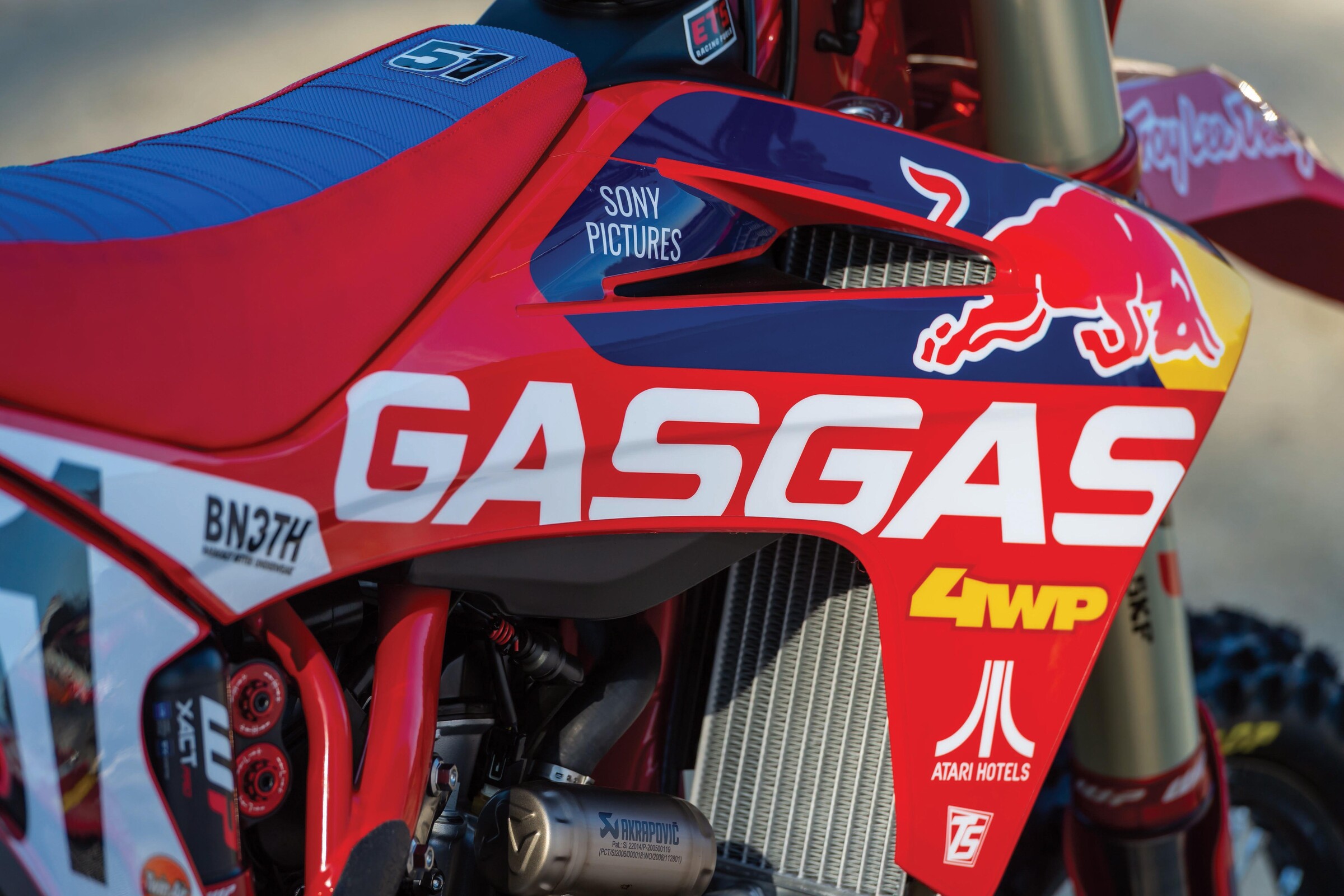 The race machine for #51 Justin Barcia