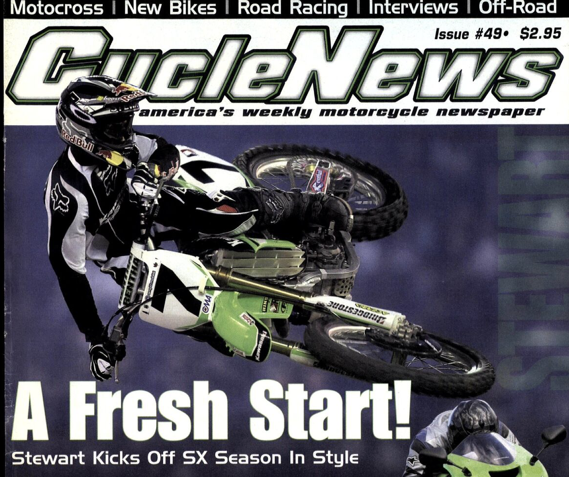 A 2005 issue of Cycle News.