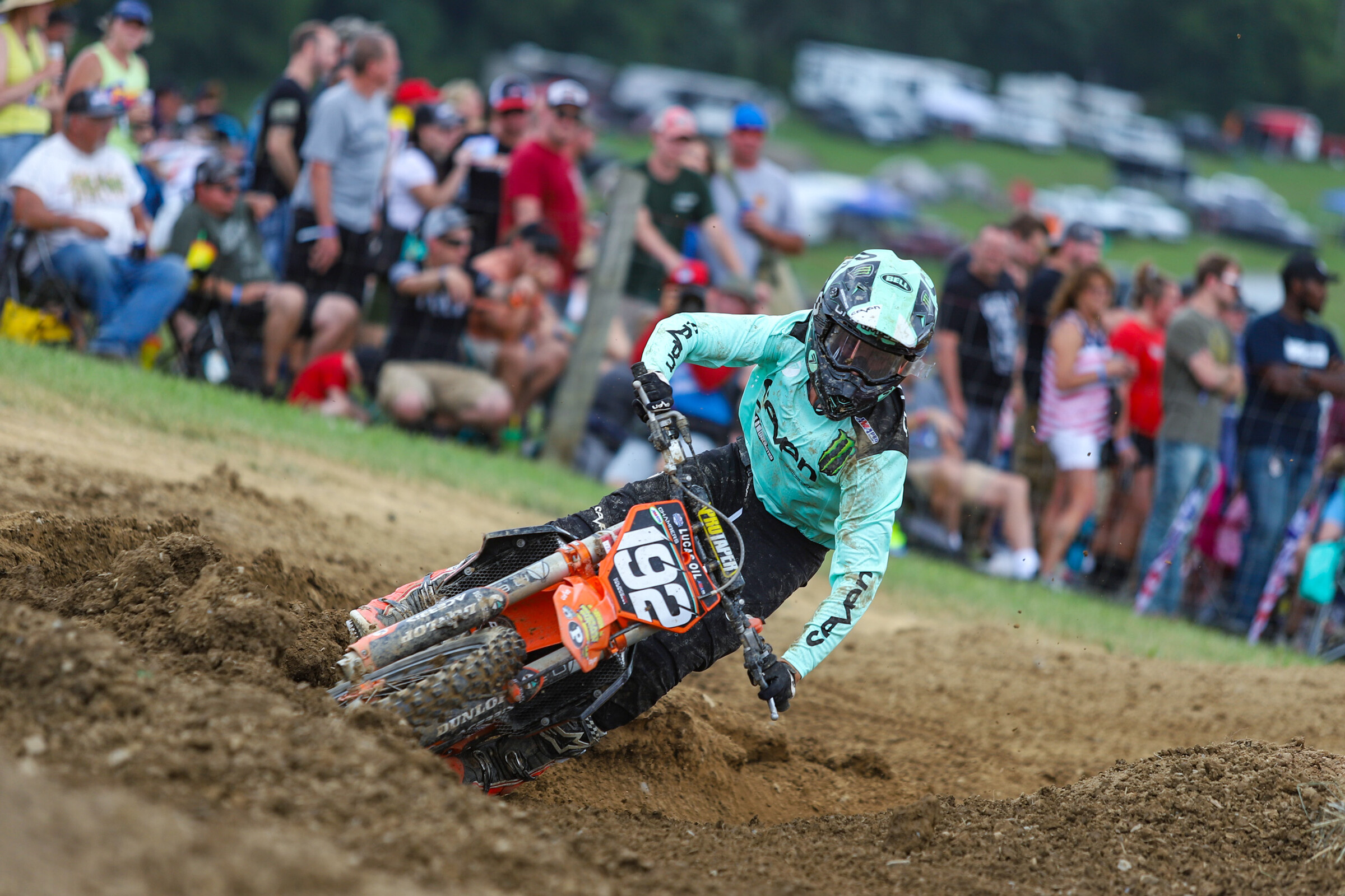 Chambers in his second career pro moto at High Point Raceway.