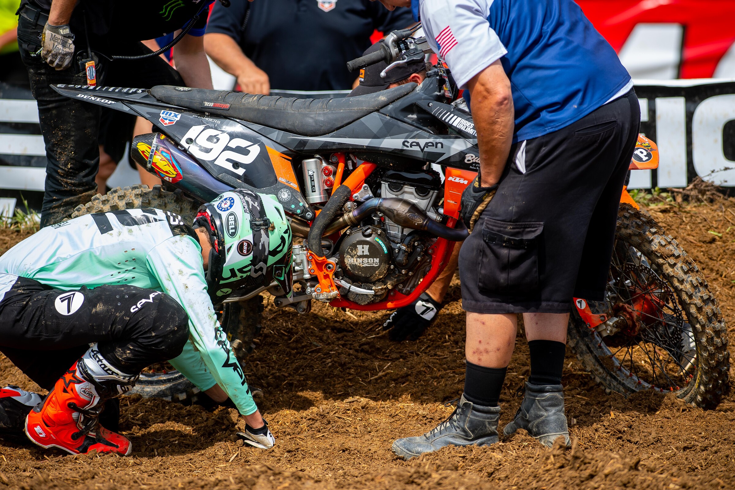 Chambers looking for his chain's master link.