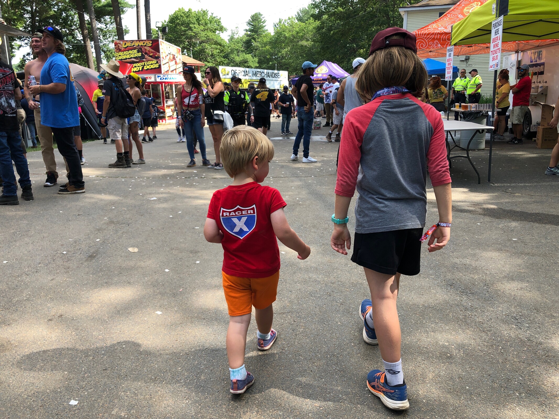 The Kocan family hunting for more snacks.