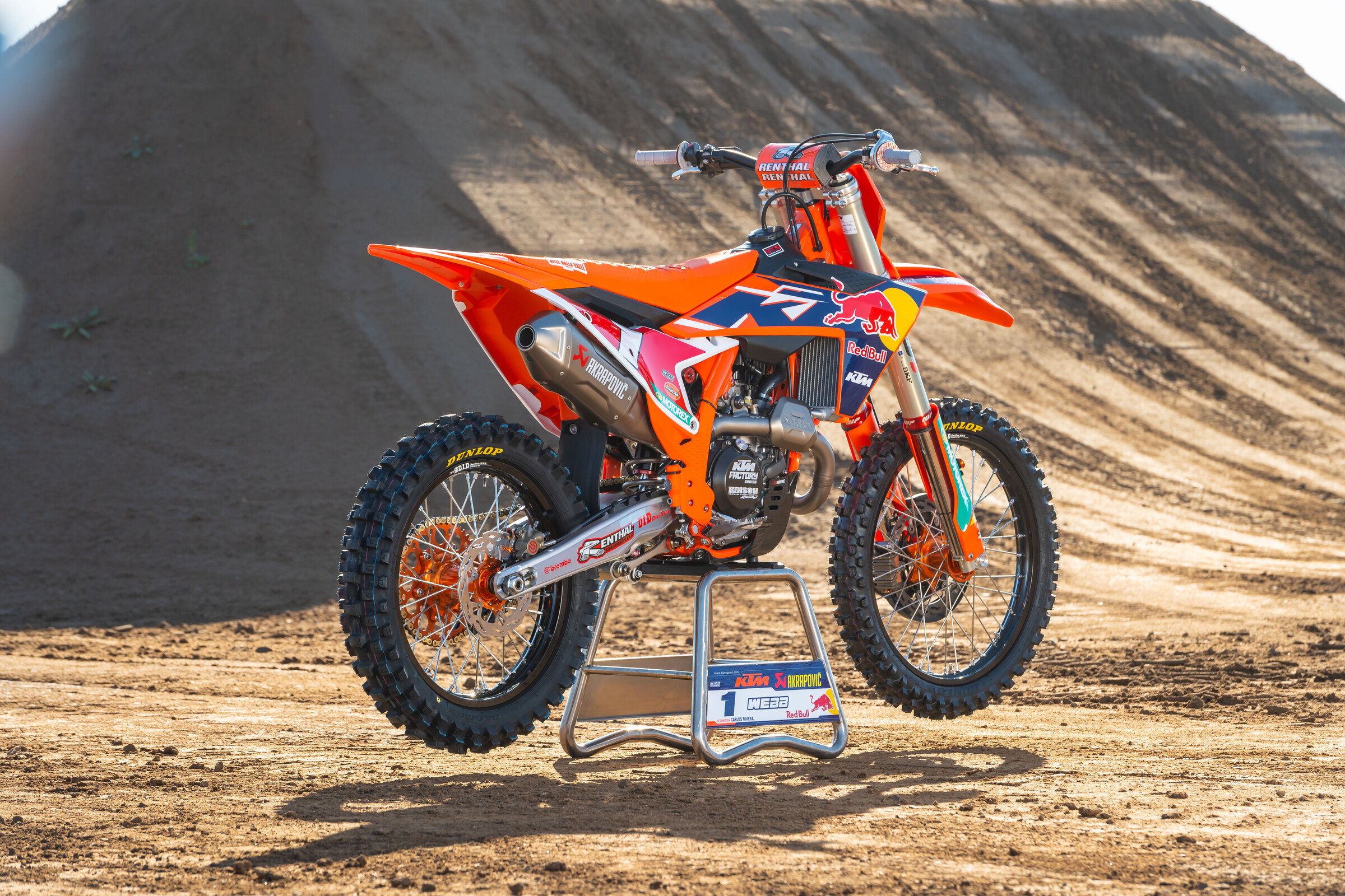 Cooper Webb's all-new 2022 450 KTM SX-F Factory Edition.