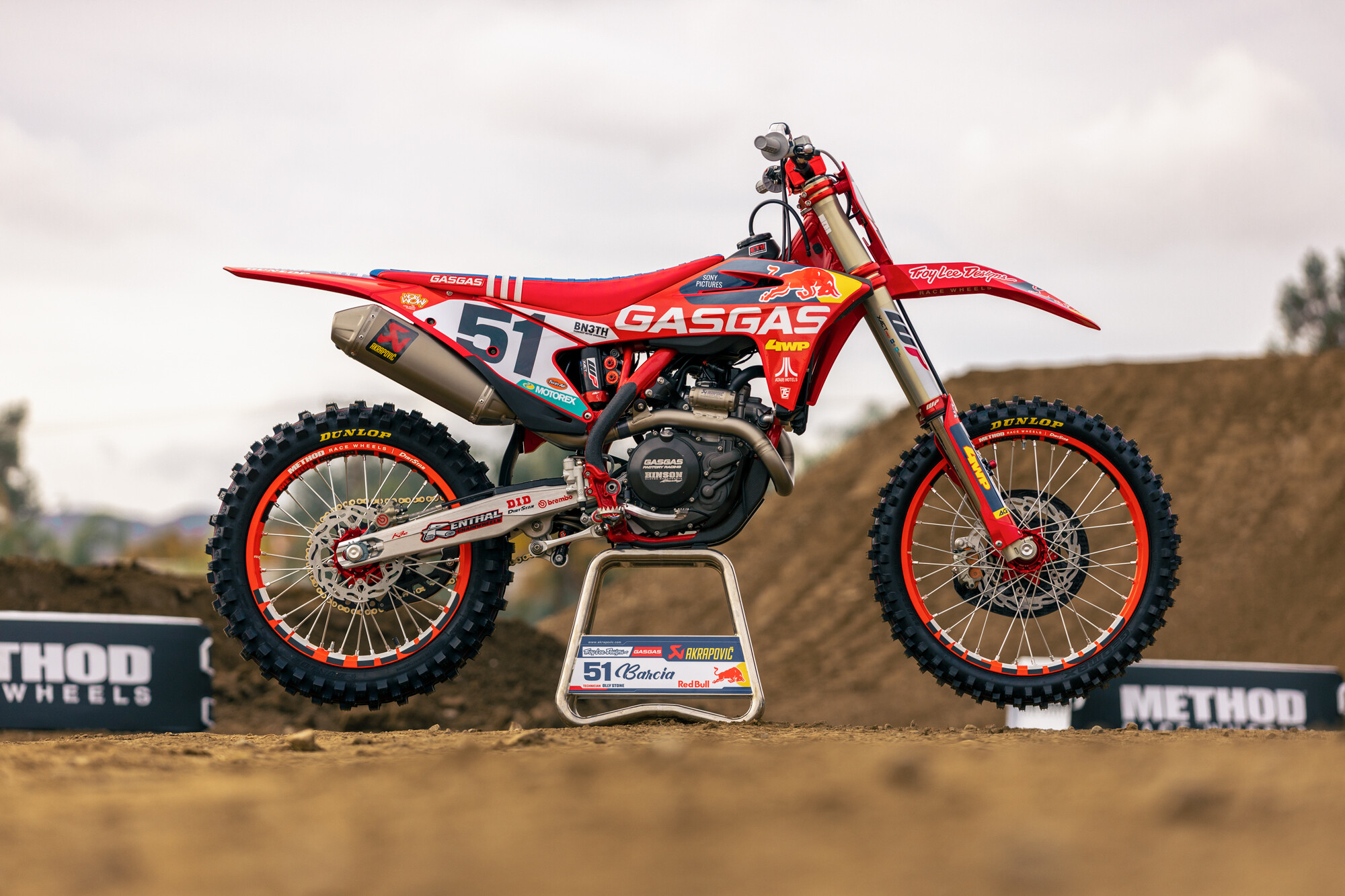 Justin Barcia's Anaheim 1 Supercross race bike.