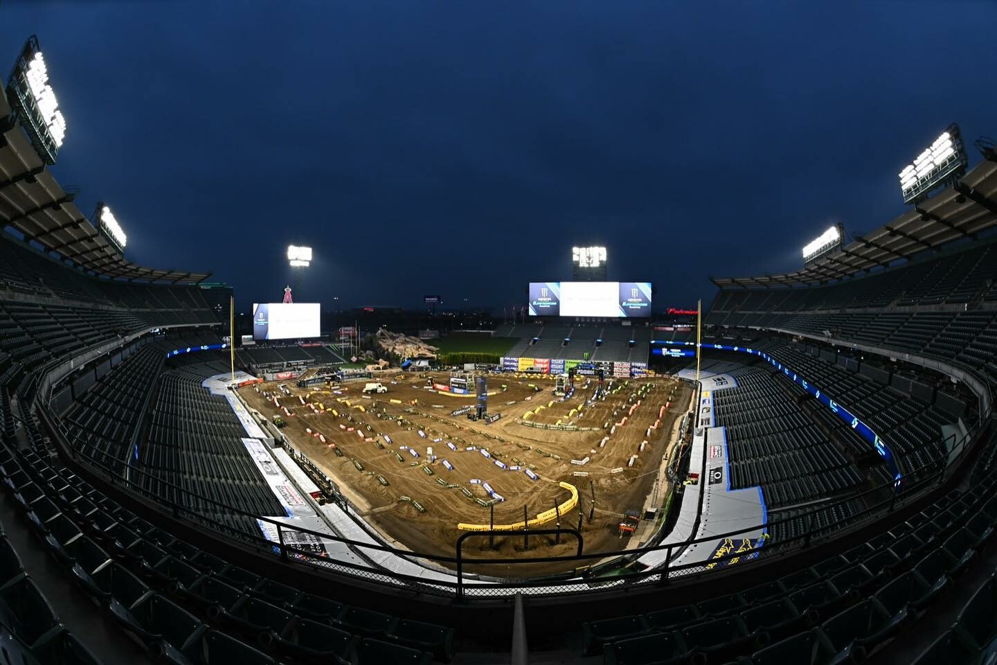A look at the track from last night.