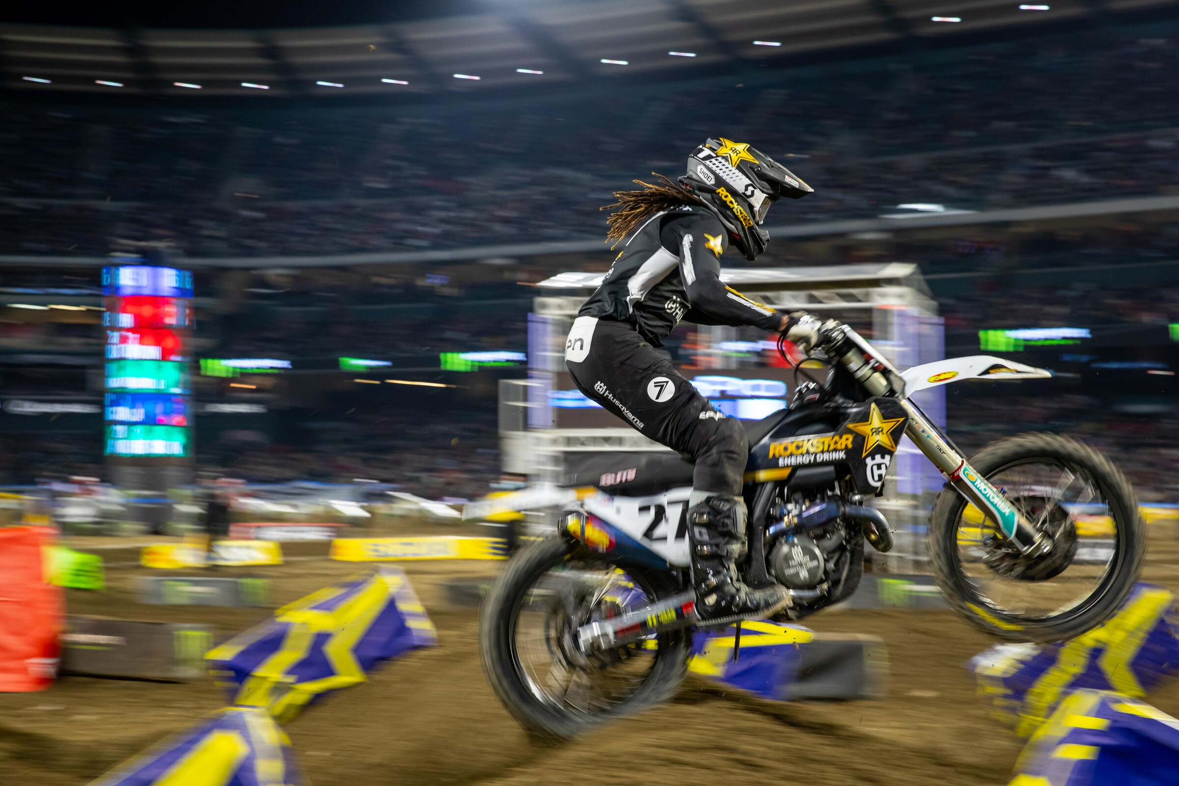 Malcolm was the fastest rider in qualifying, but it wasn't because of his whoop speed. He was fast everywhere.