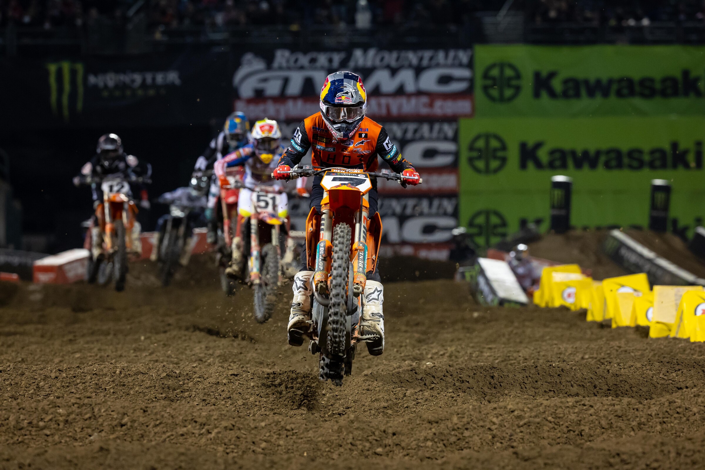 Aaron Plessinger recorded main event finishes of 9-2 to start off the 2022 season—his first with Red Bull KTM.