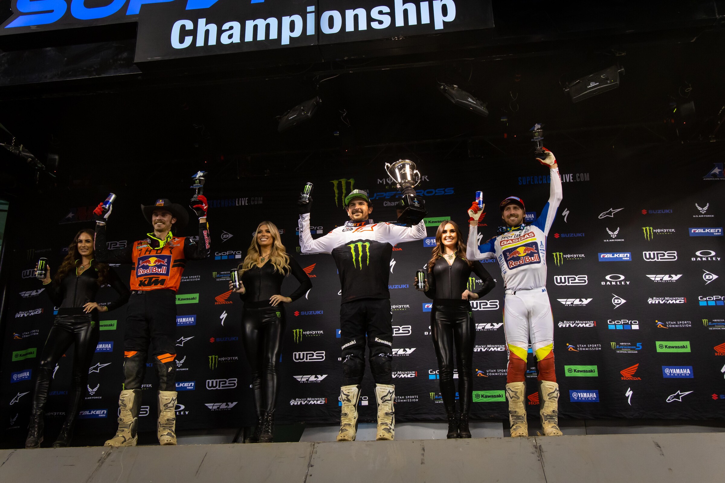 2022 Oakland Supercross 450SX podium