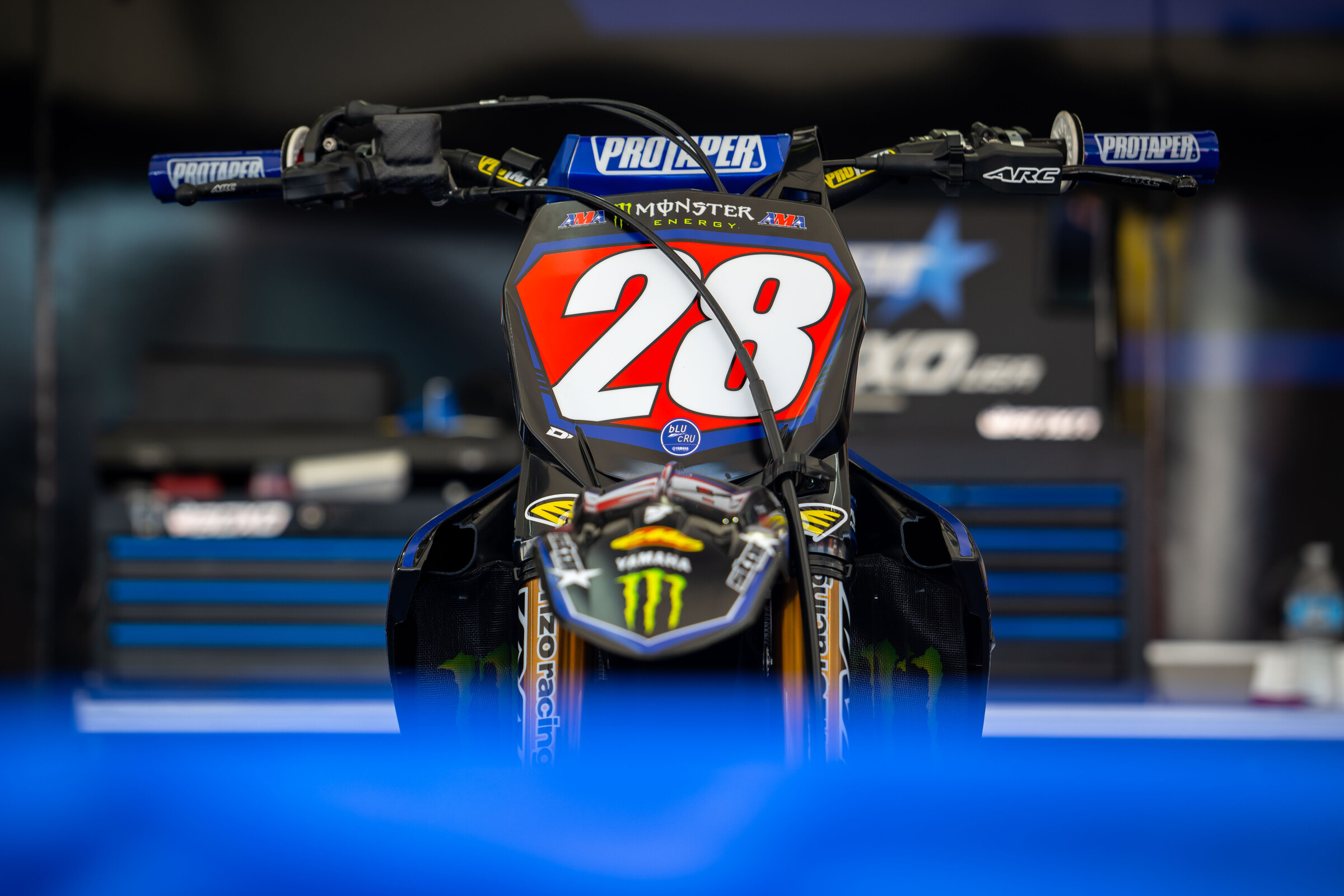 Christian Craig's Yamaha YZ250F from the Oakland Supercross will continue to have a little extra red at the third round on Saturday.