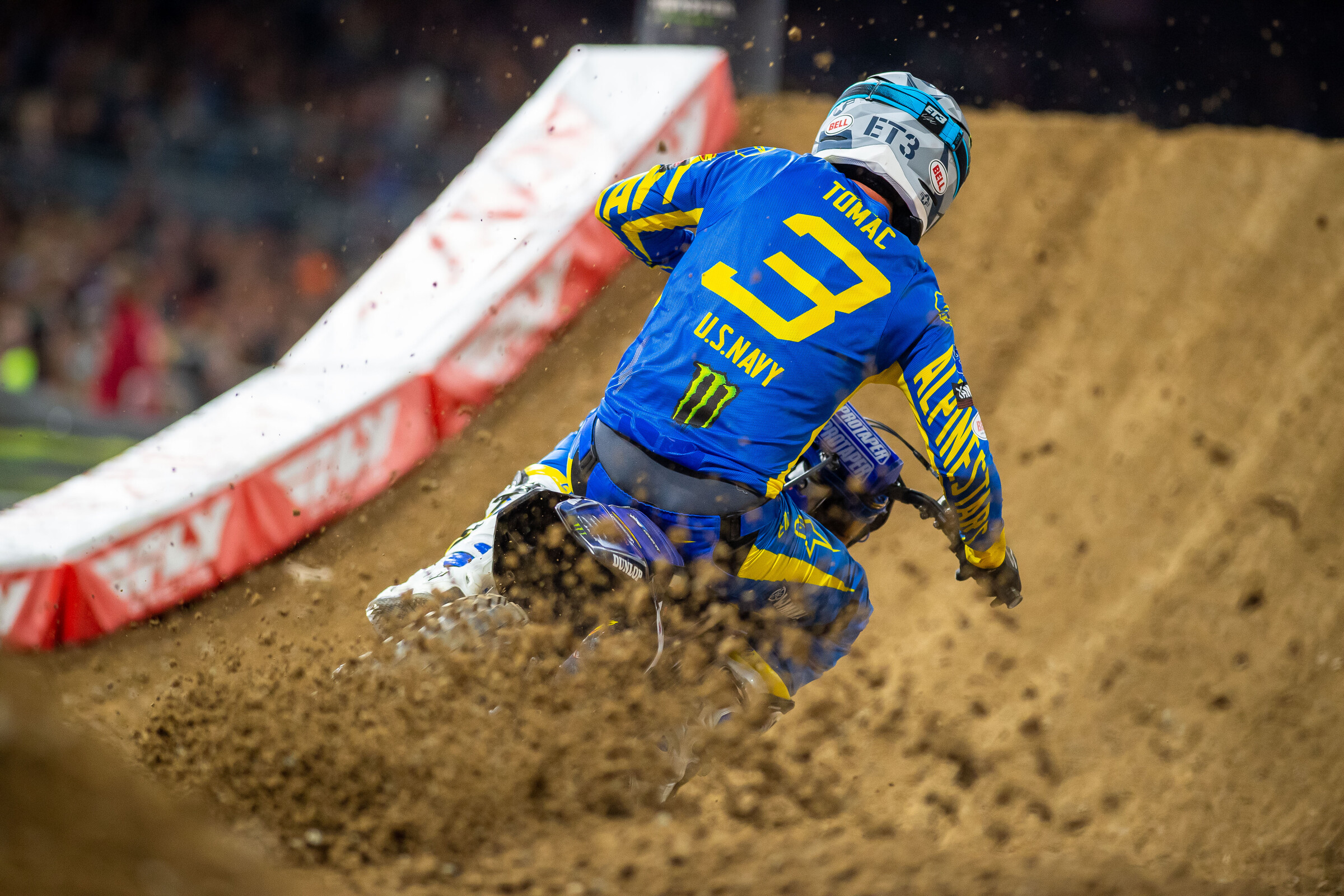 Eli Tomac will be sporting the red plates when we get to Anaheim next week.