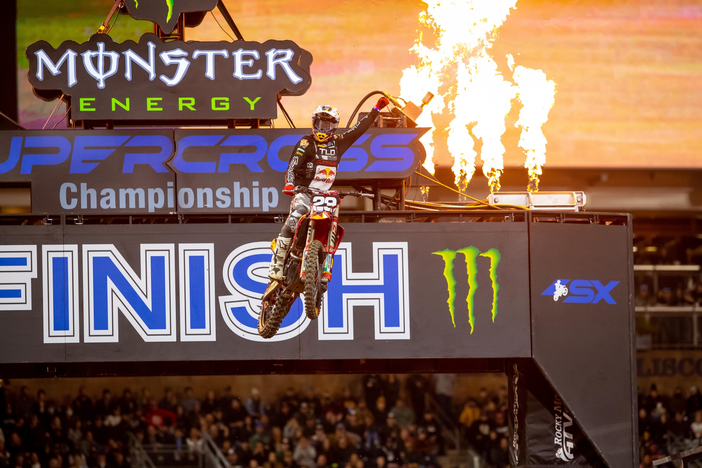Michael Mosiman earned his maiden 250SX main event win at the 2022 San Diego Supercross.