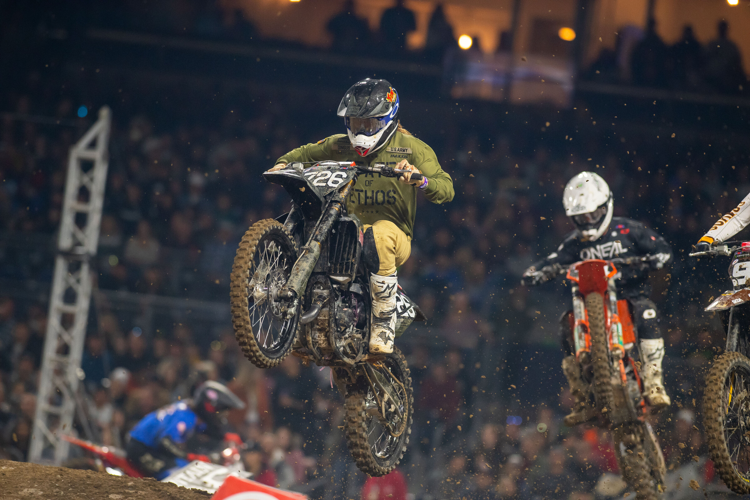 Military Appreciation Photo Gallery from 2022 San Diego Supercross Racer X