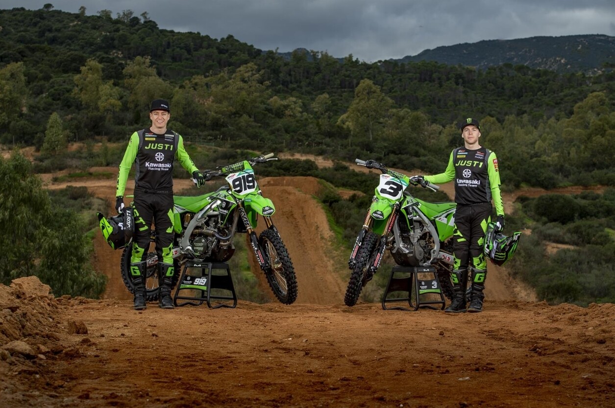 The KRT MXGP team of Ben Watson and Romain Febvre.