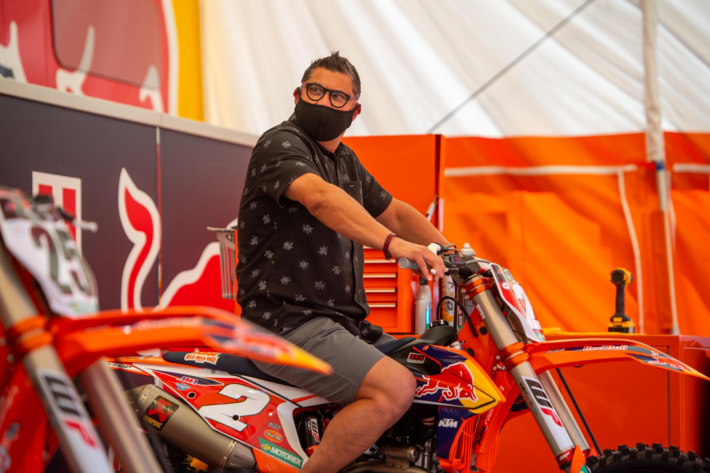 “Dr. G” Dr. H. Rey Gubernick at the 2021 Salt Lake City 1 Supercross.