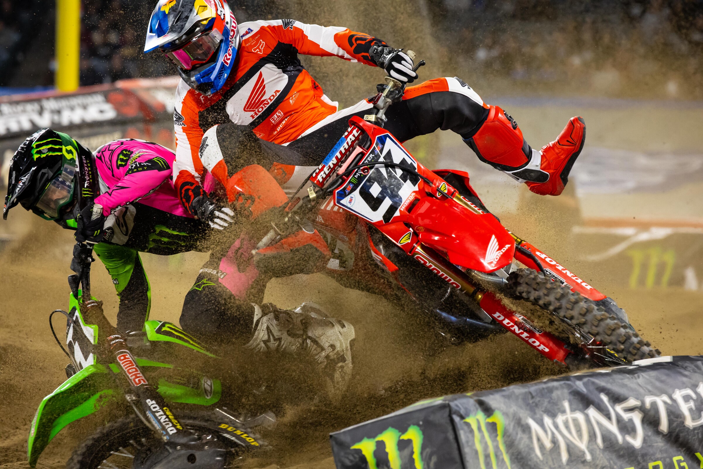 Our man Rich Shepherd of Align Media caught the contact between Anderson and Roczen.
