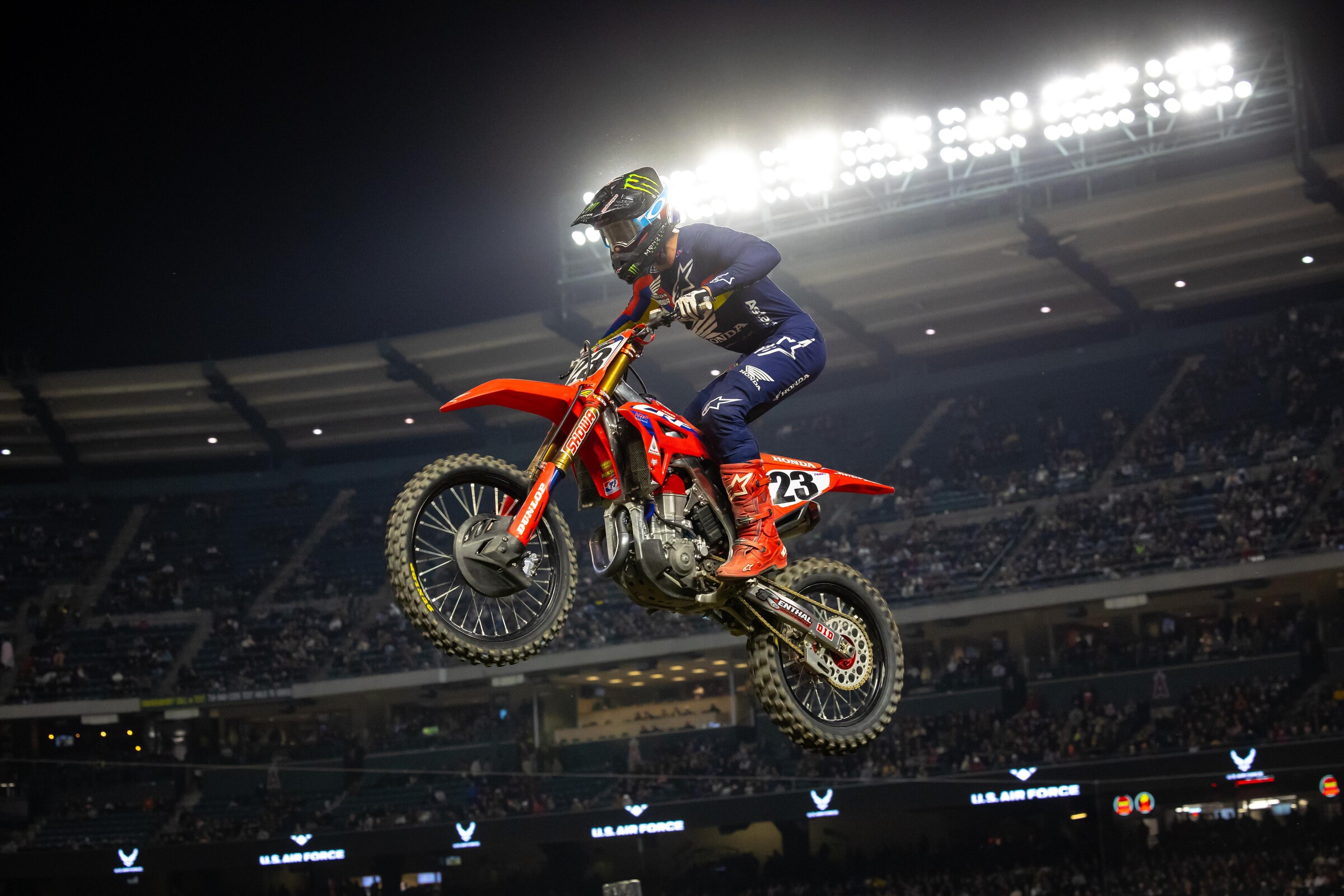 Chase Sexton is here to play in this 2022 Monster Energy Supercross season.