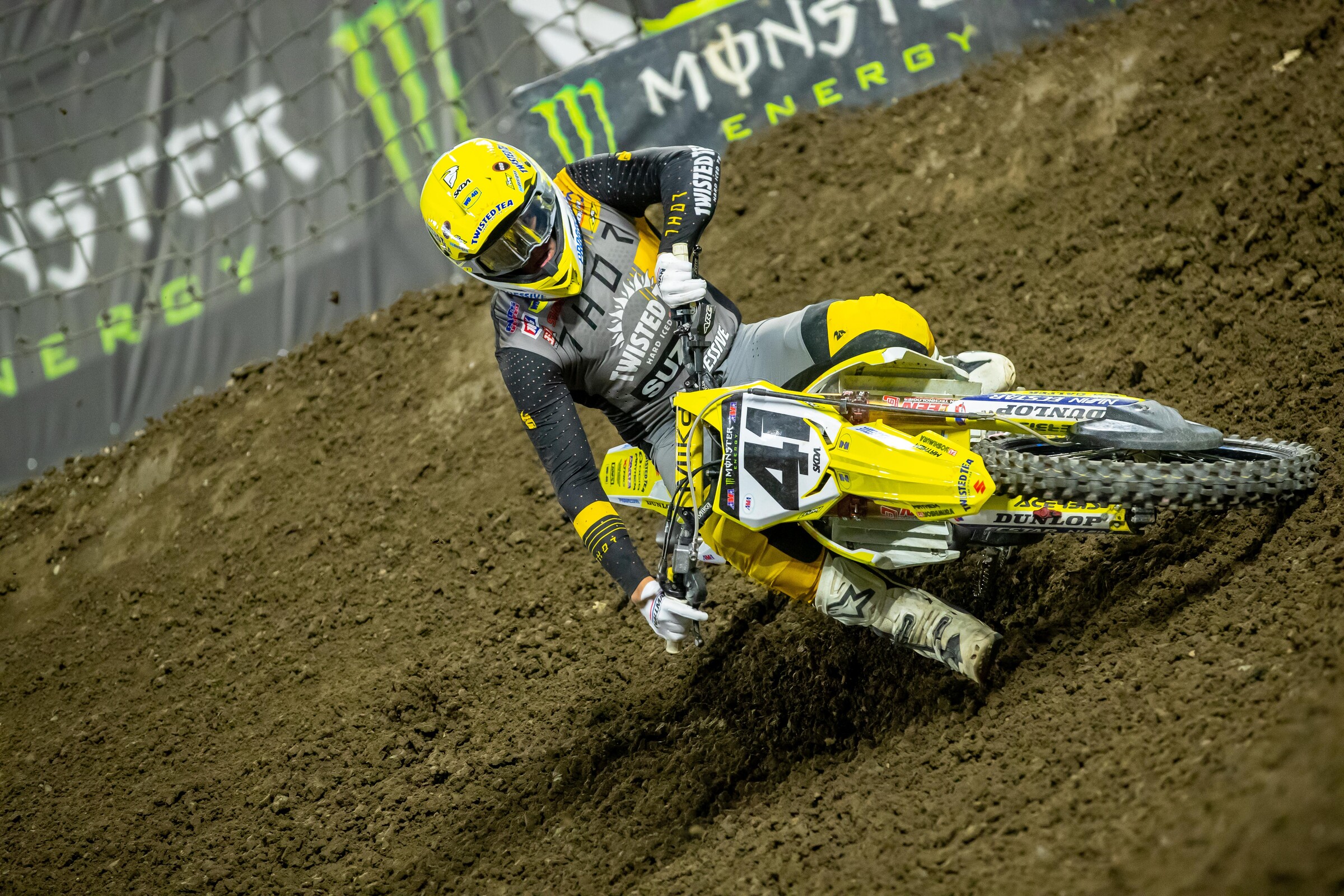 最終値下げ ファイヤー プリント ロンT ARIZONA BIKE WEEK Inside Brandon Hartranft's 2022 Twisted Tea Suzuki RM-Z450