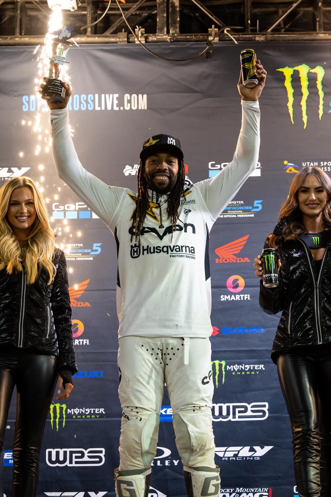 Stewart's second-place on Saturday was his second career 450SX podium.