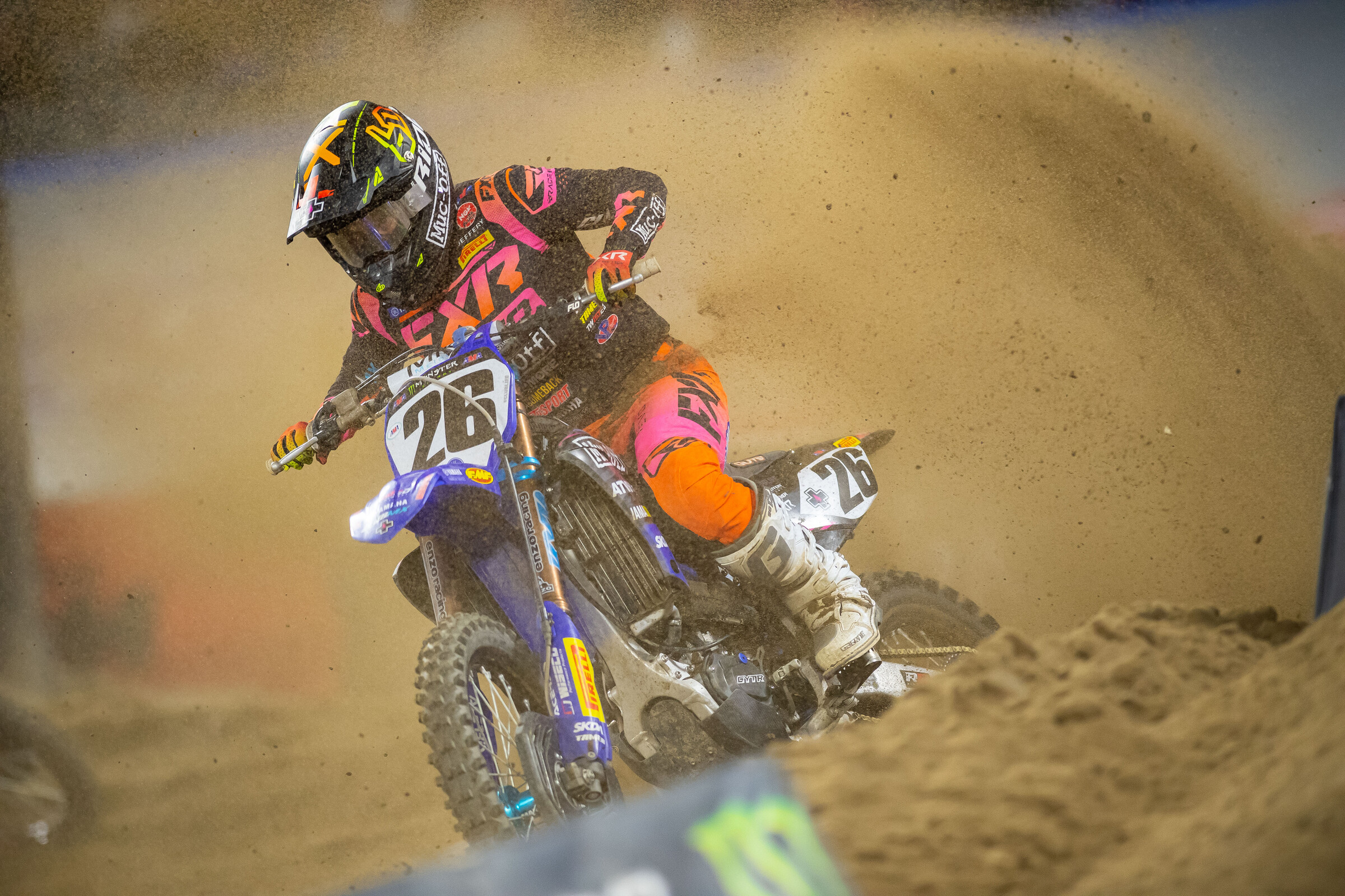 Alex Martin at the Anaheim 2 Supercross.
