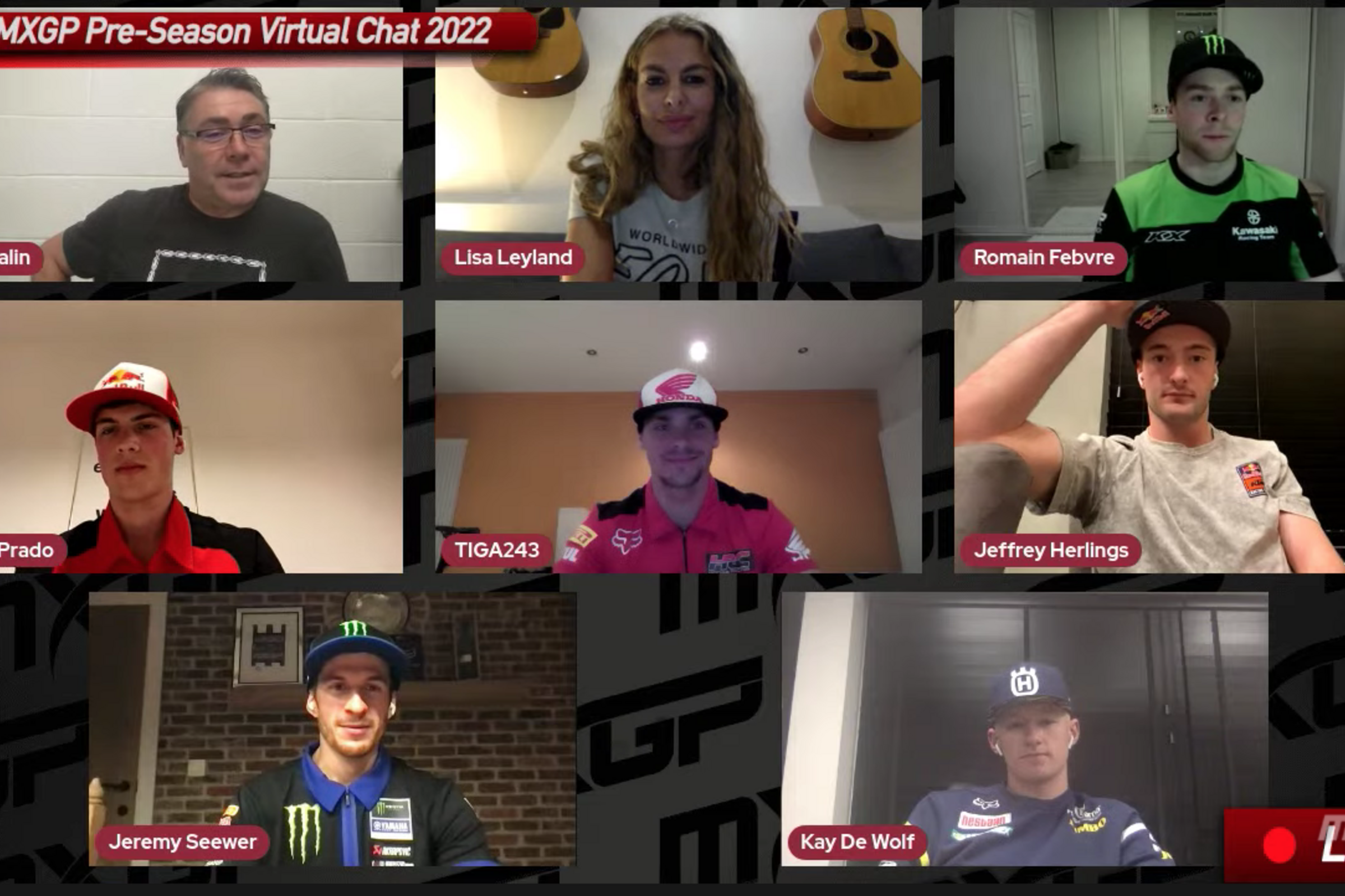 Watch: Replay of the 2022 MXGP Preseason Virtual Chat