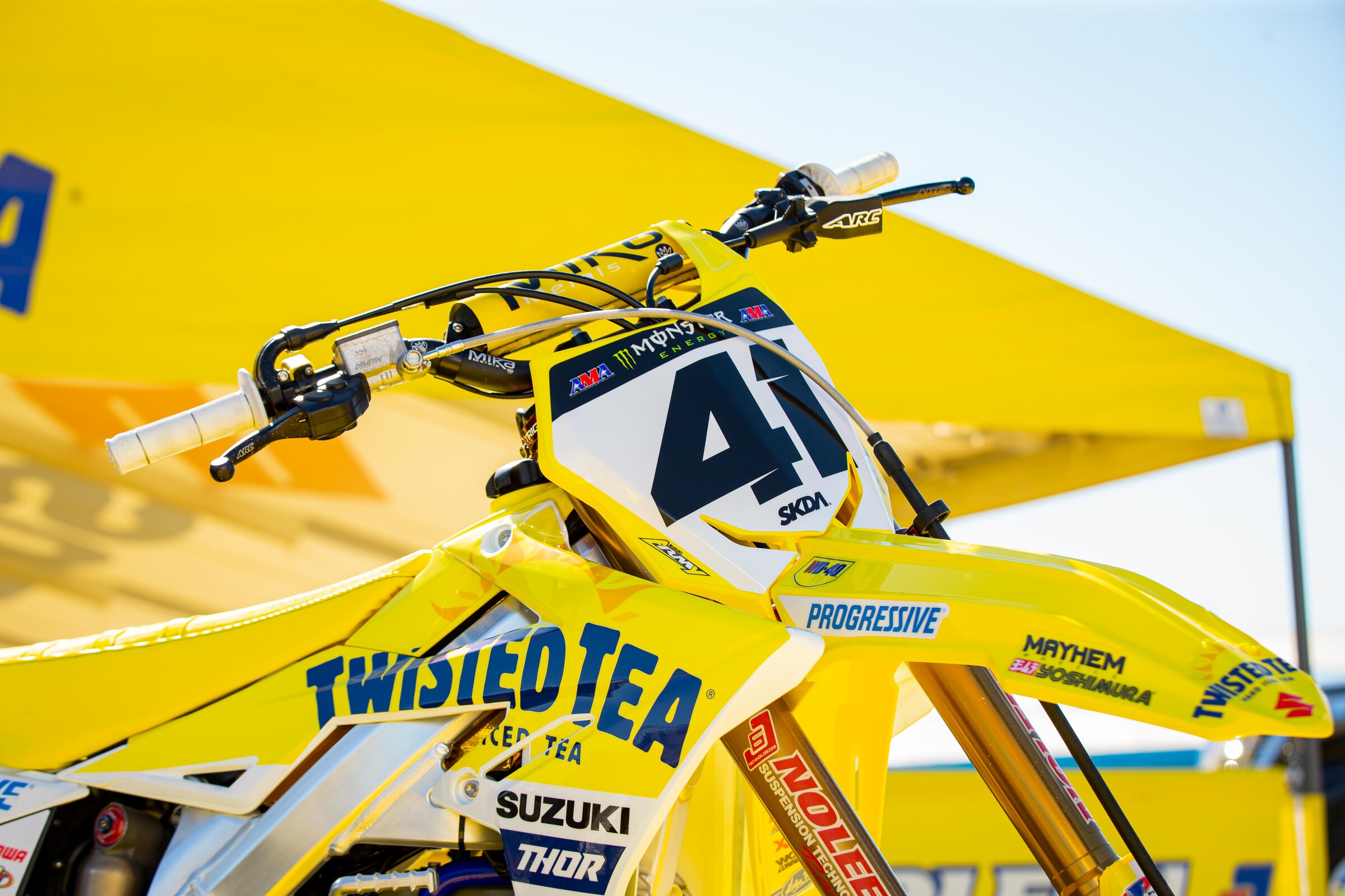 Inside Brandon Hartranft's 2022 Twisted Tea Suzuki RMZ450 Racer X