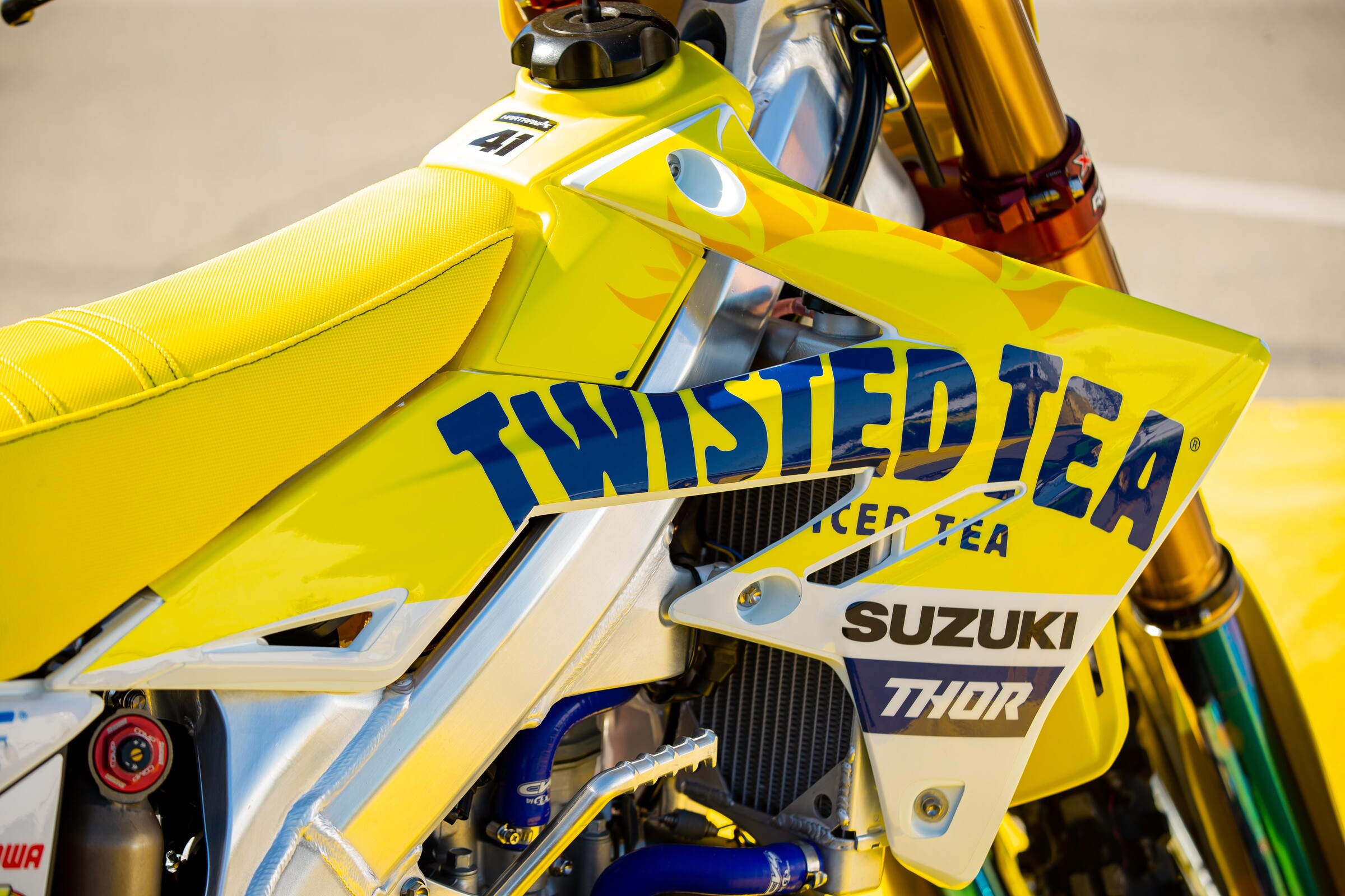Inside Brandon Hartranft's 2022 Twisted Tea Suzuki RMZ450 Racer X