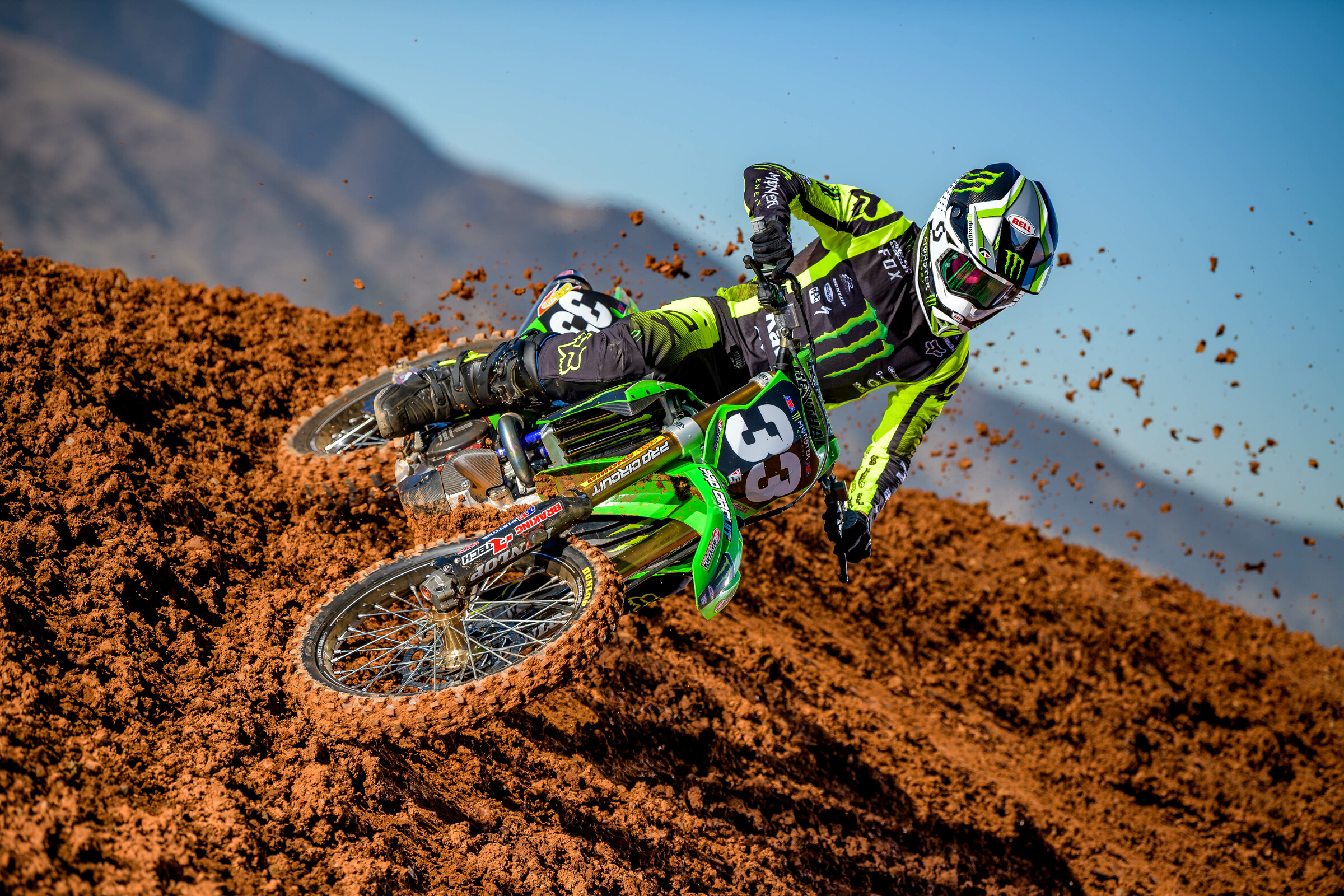 Forkner in his 2022 threads. Entering 2022, Forkner leads all active 250SX riders with 11 250SX main event wins.