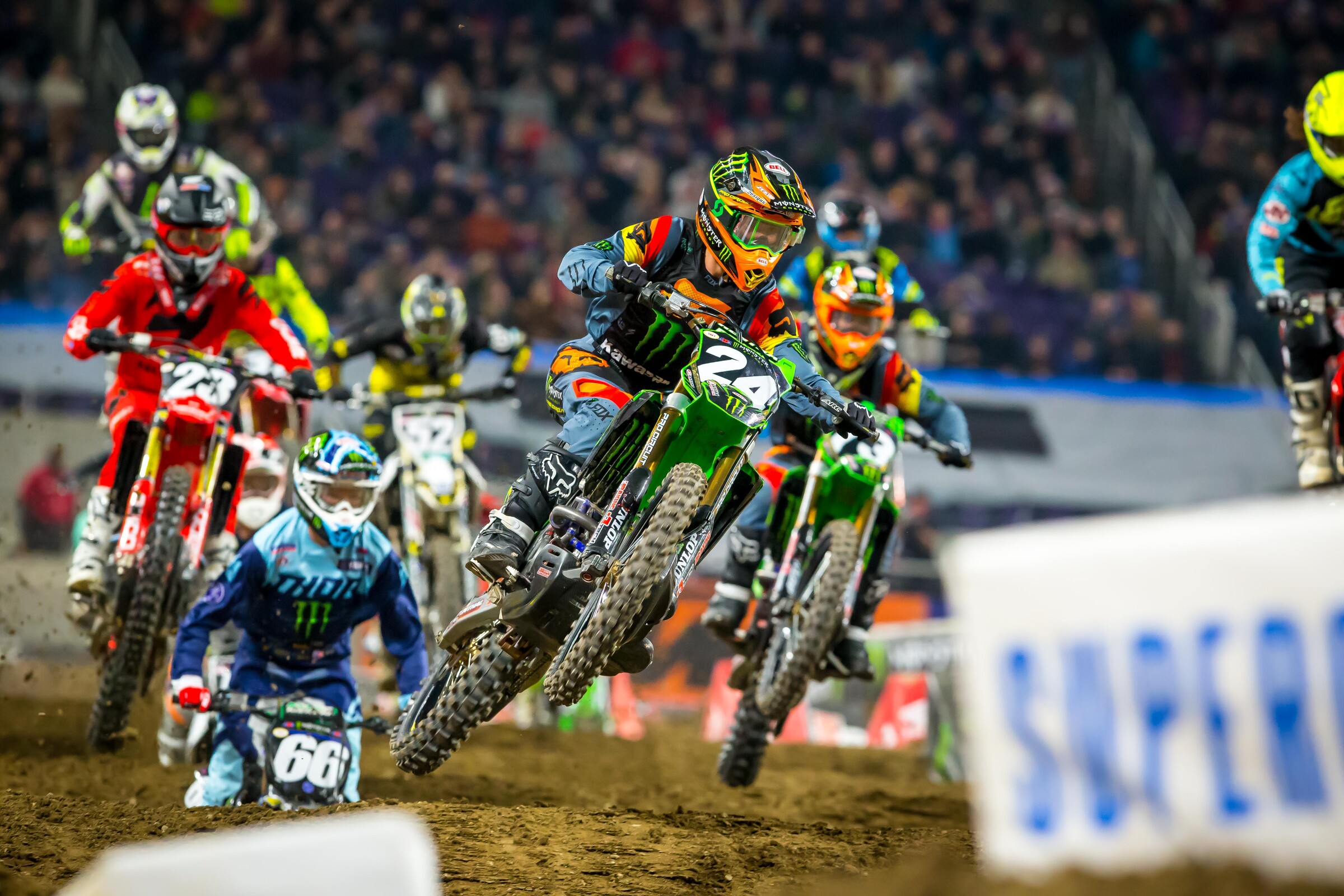Austin Forkner won the 2019 250SX East Region season opener in Minnesota.