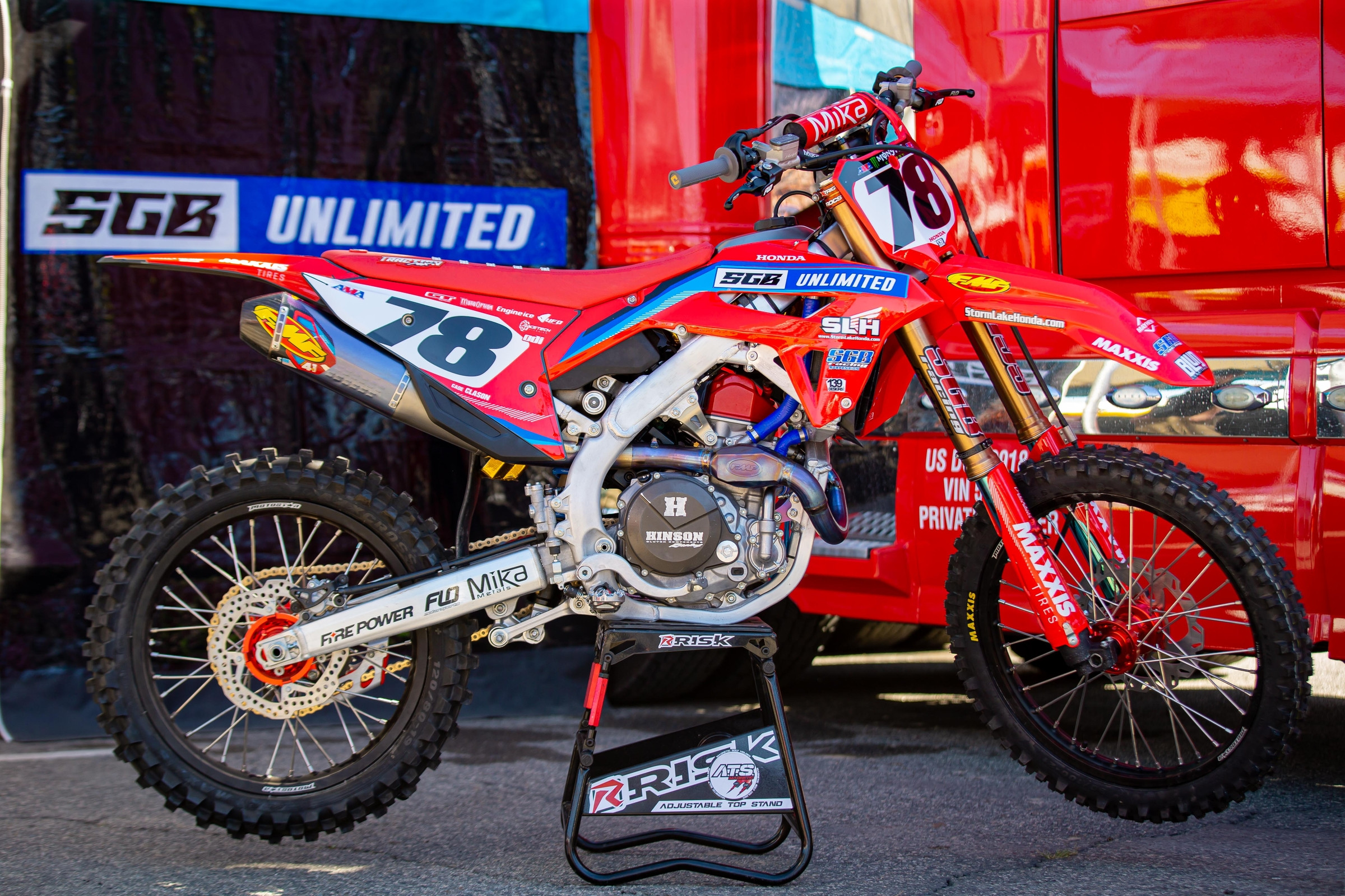 Racer X Films: Cade Clason's SGB Racing Storm Lake Honda CRF450R