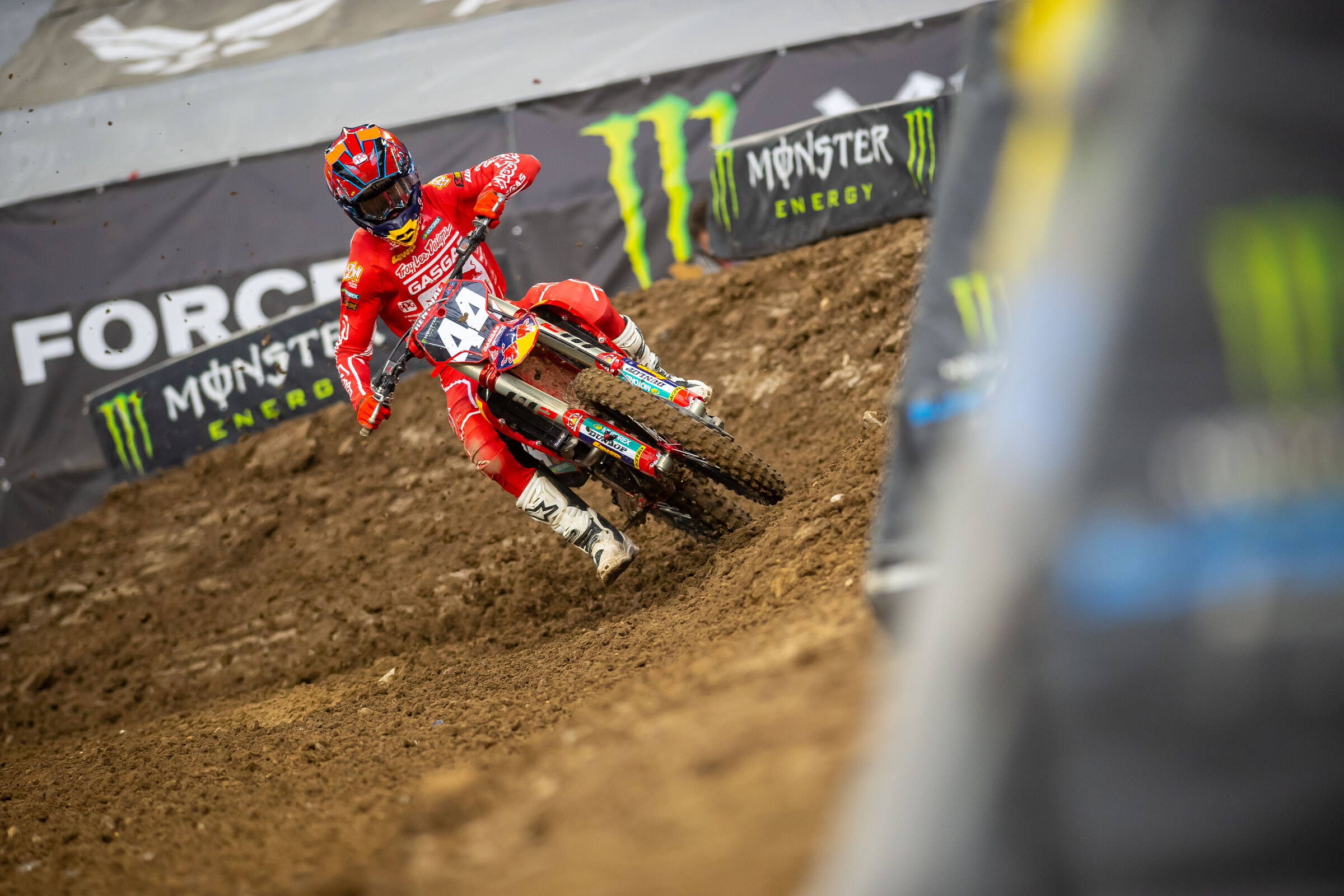 Pierce Brown on his Troy Lee Designs/Red Bull GasGas.